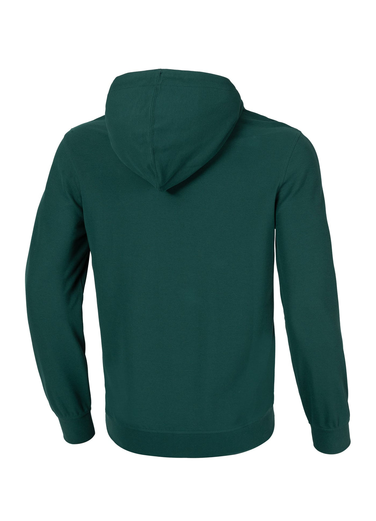 Zip Hoodie Pique Rockey - Pine Green