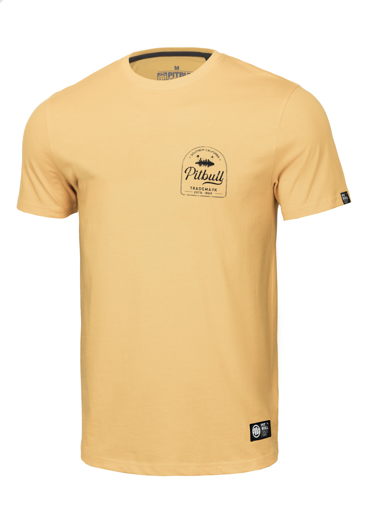 T-Shirt Pitbull So Cal - Pale Yellow