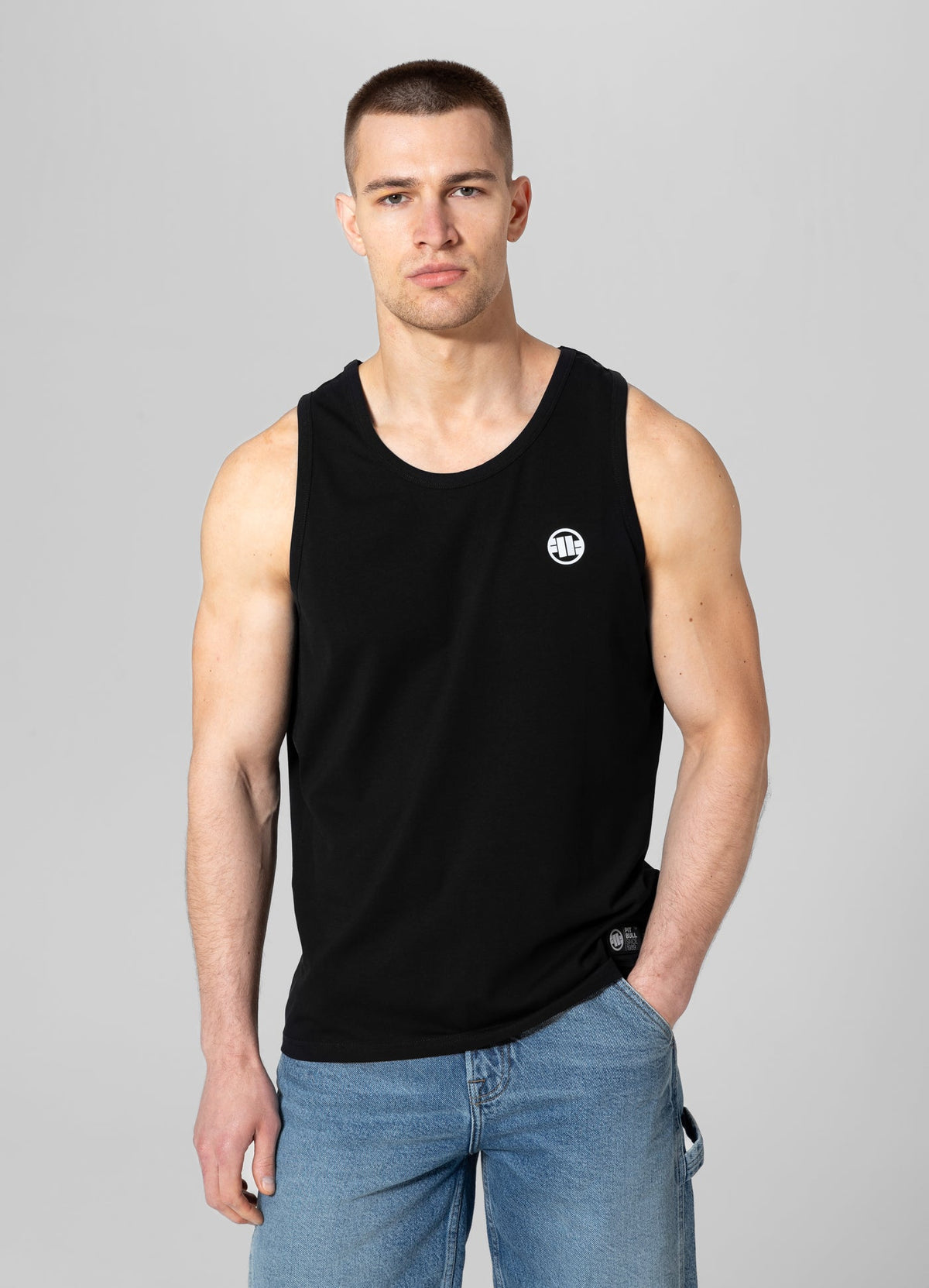 Tank top Small Logo 190 - Black