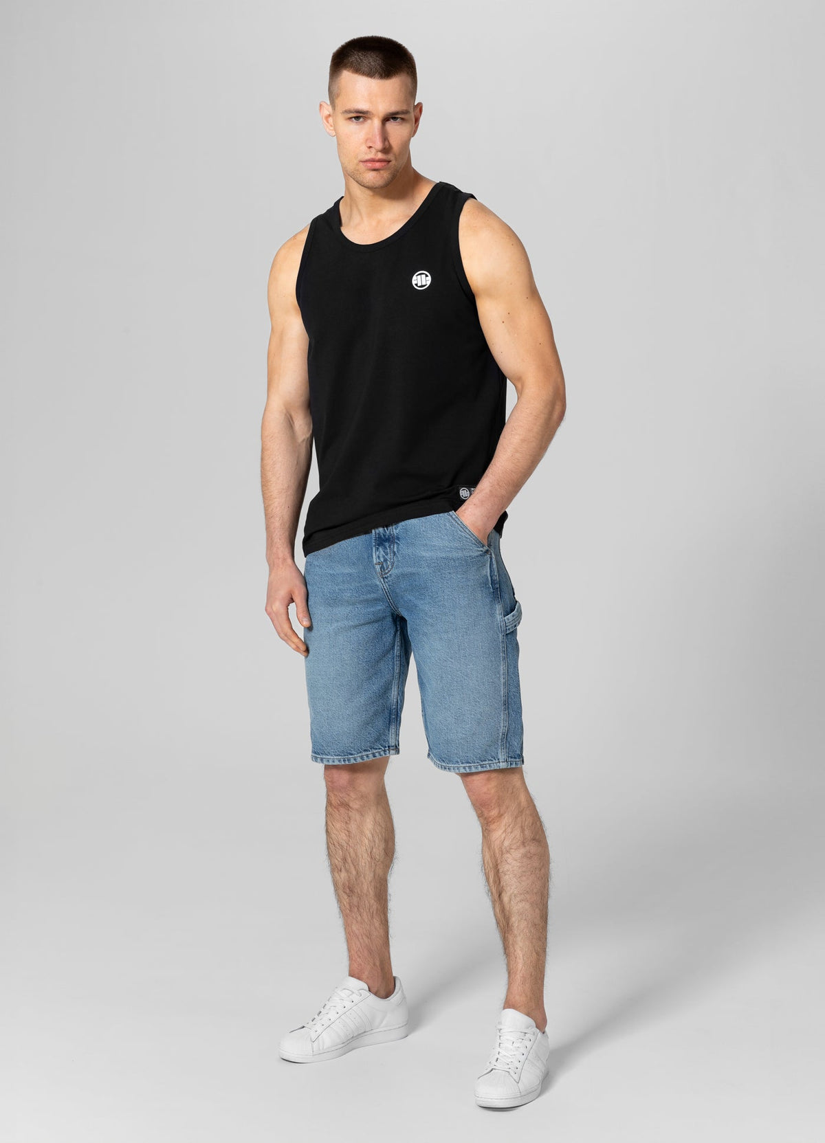 Tank top Small Logo 190 - Black