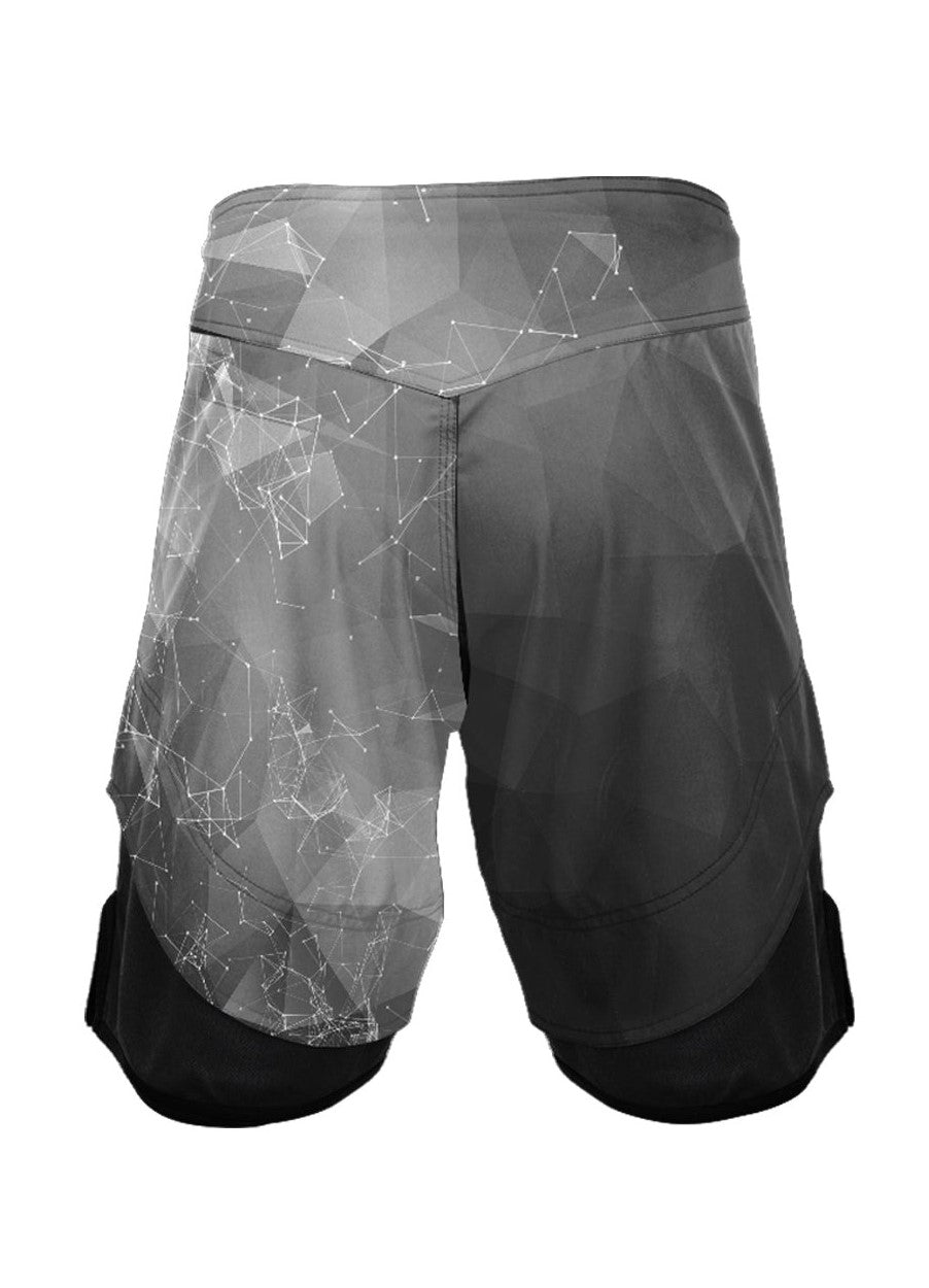 TOM DEBLASS POLYGON Black Fight Shorts