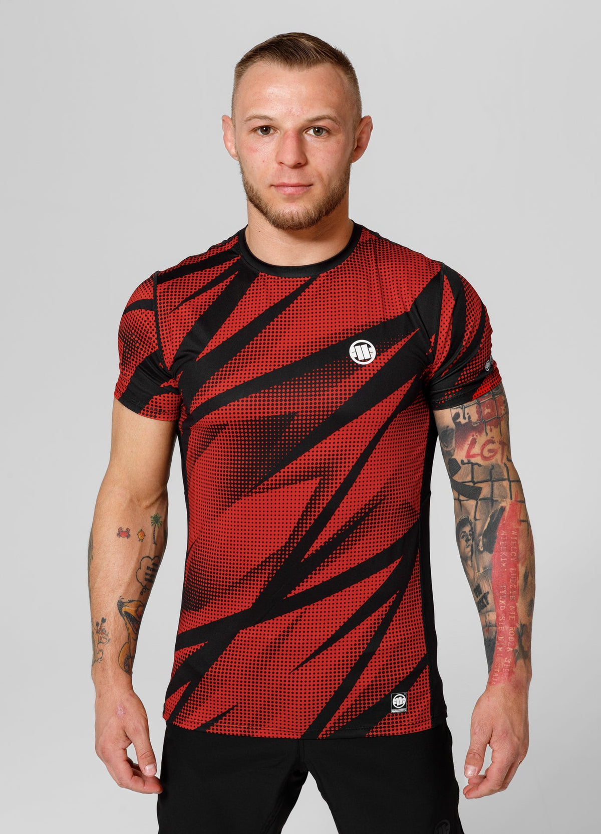 DOT CAMO 2 Red Sports T-Shirt