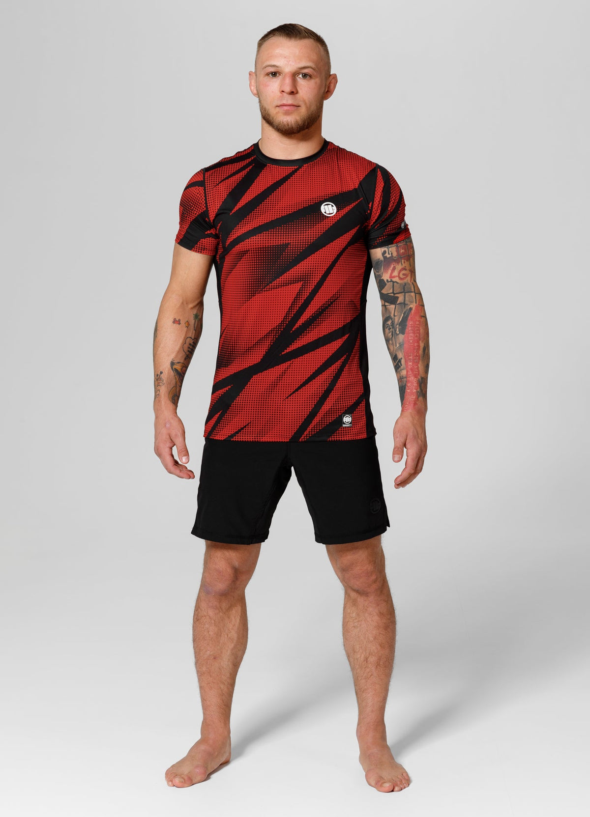 DOT CAMO 2 Red Sports T-Shirt