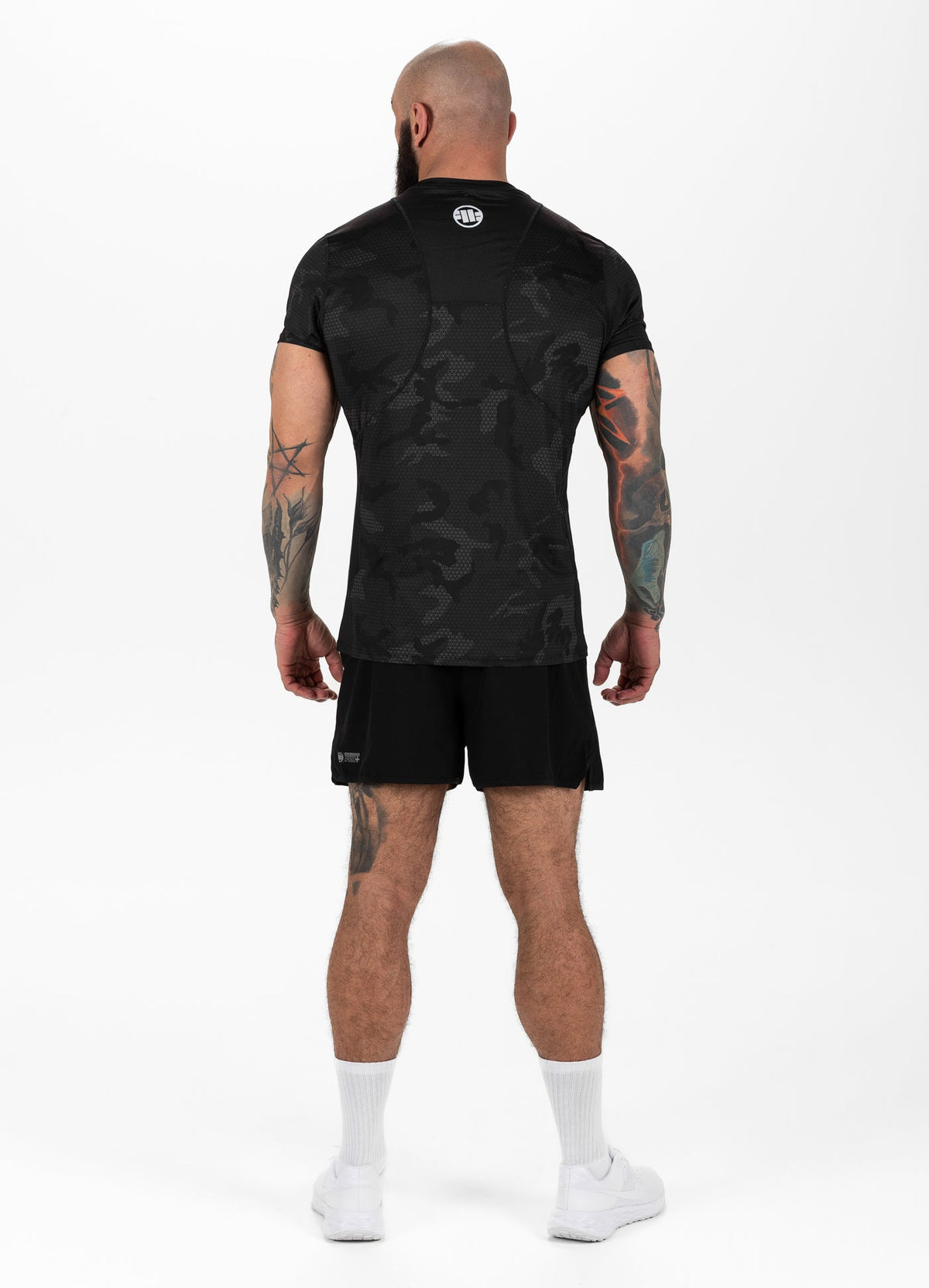 NET CAMO HILLTOP 2 All Black Camo Mesh T-shirt