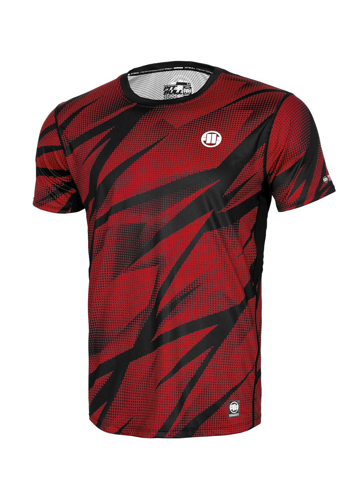 Dot Camo II - Red Mesh T-Shirt