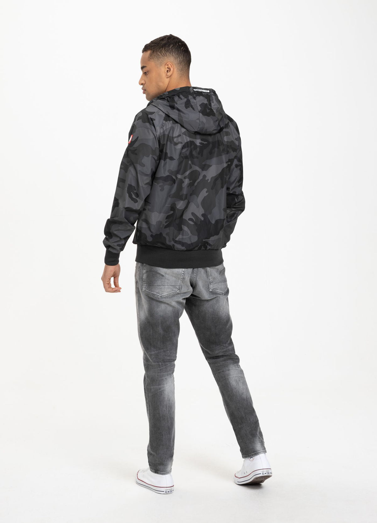 Hooded Jacket Athletic - Gray Camo