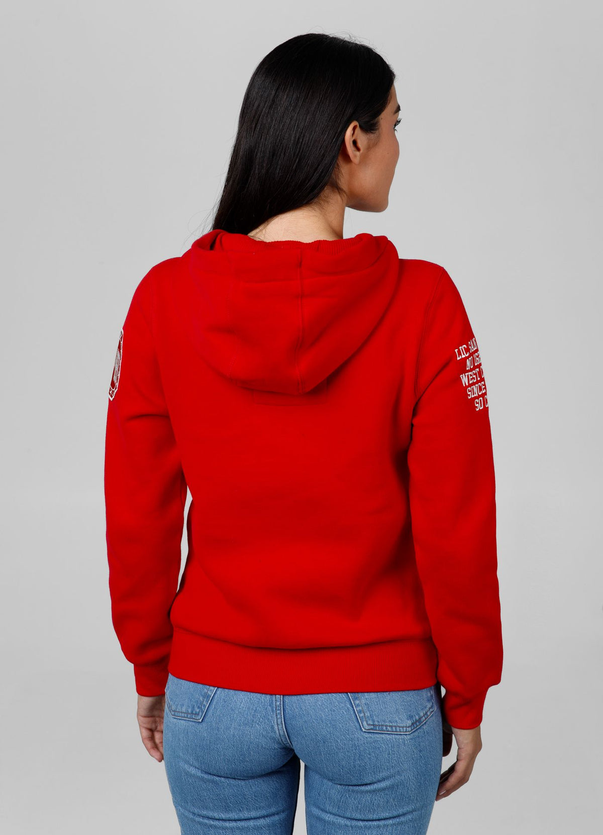 Women&#39;s zip-up hoodie French Tyrian