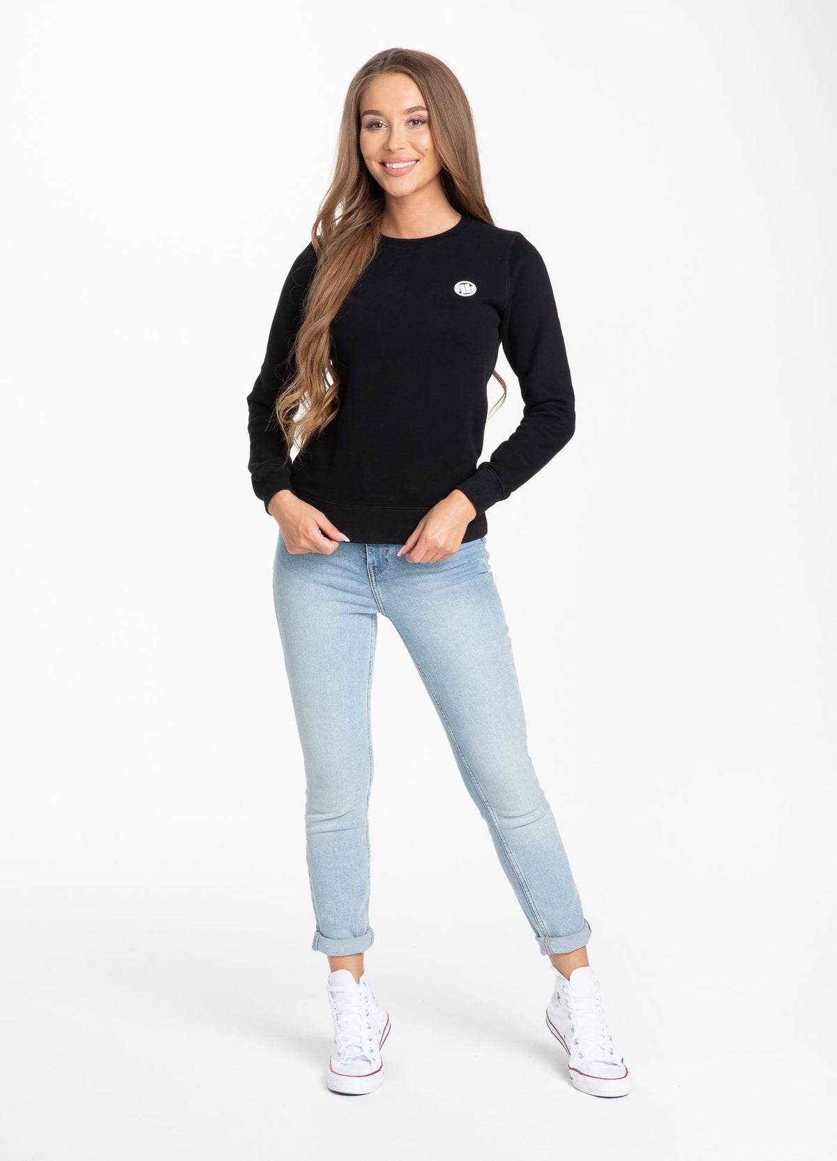 Women&#39;s Sweatshirt Small Logo - Black