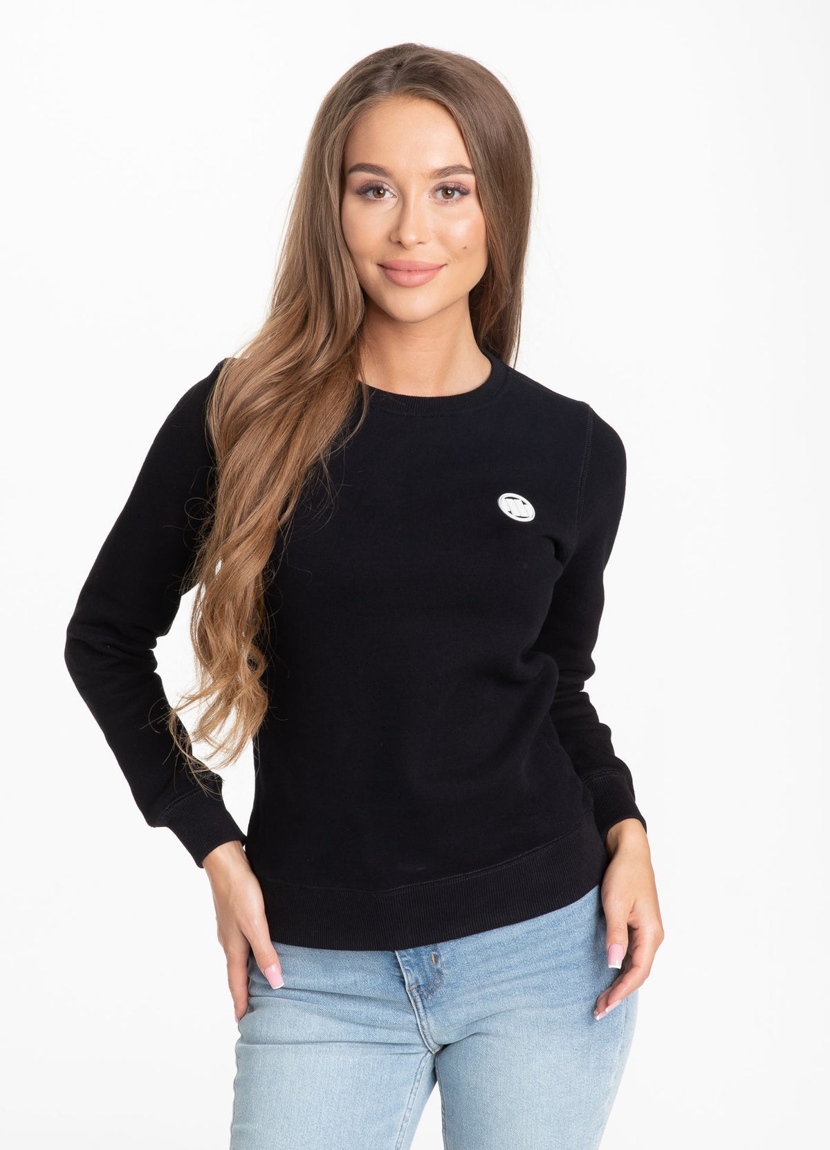 Women&#39;s Sweatshirt Small Logo - Black