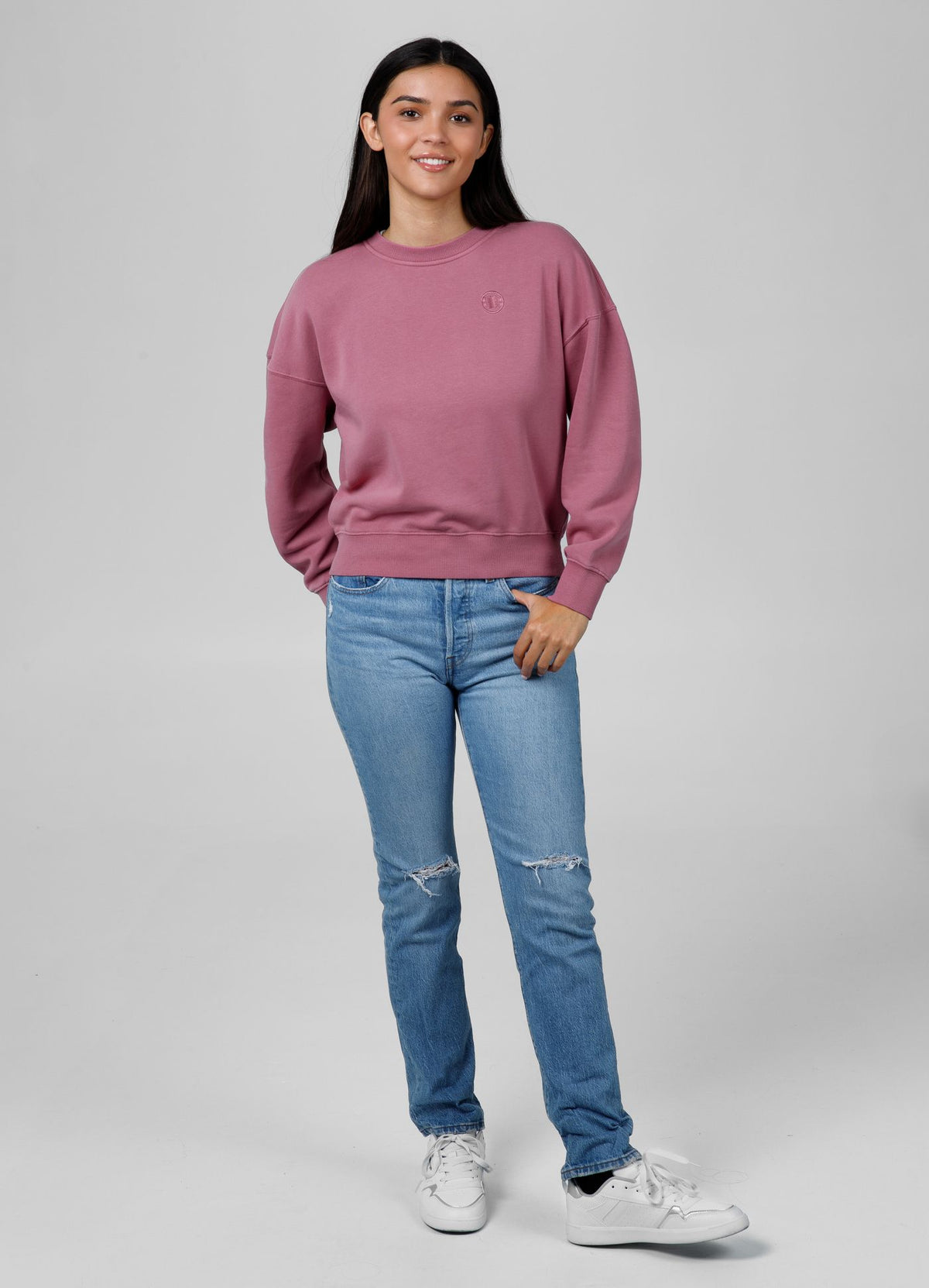 Women&#39;s sweatshirt Washed Manzanita - Pink