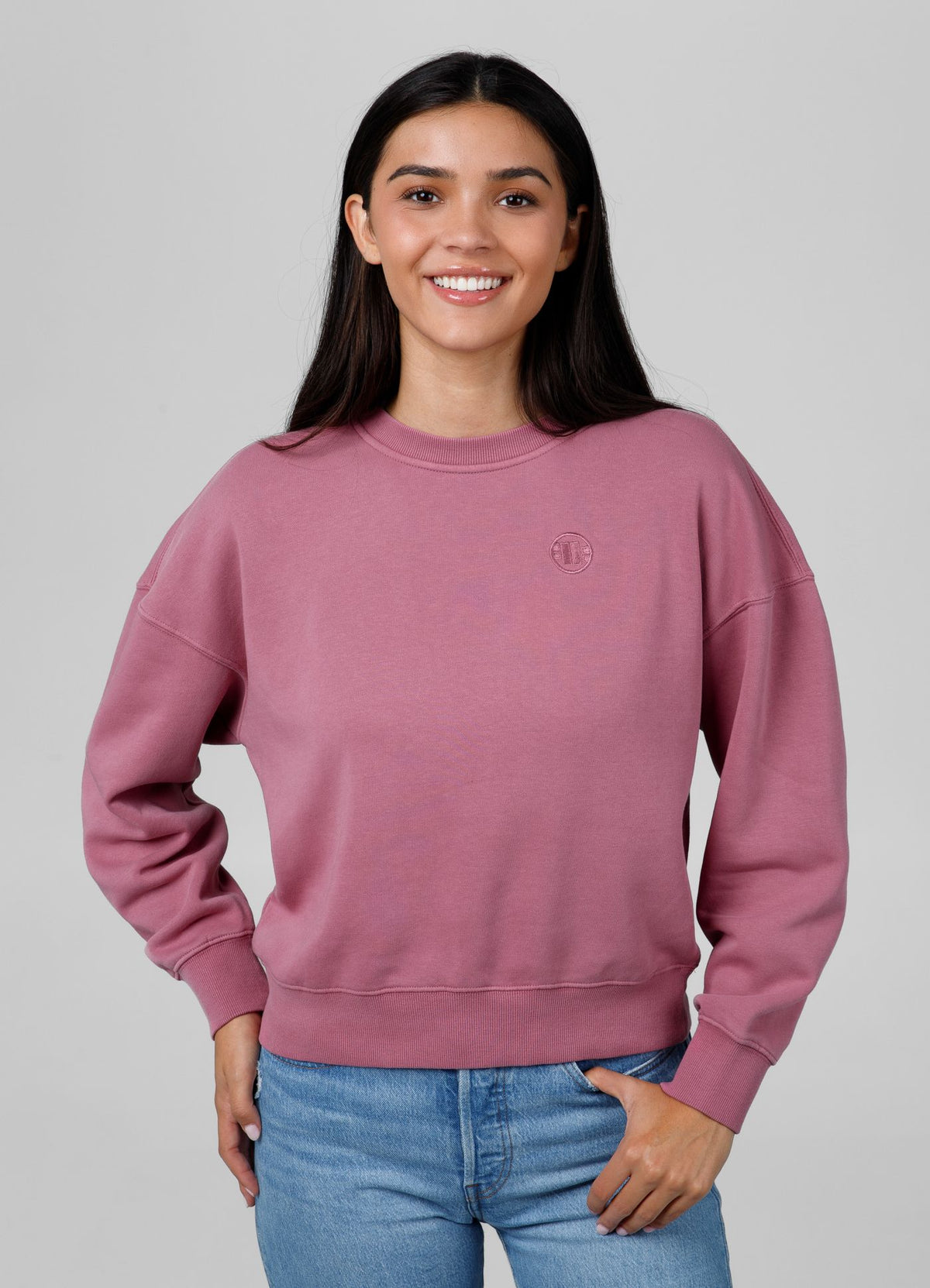 Women&#39;s sweatshirt Washed Manzanita - Pink