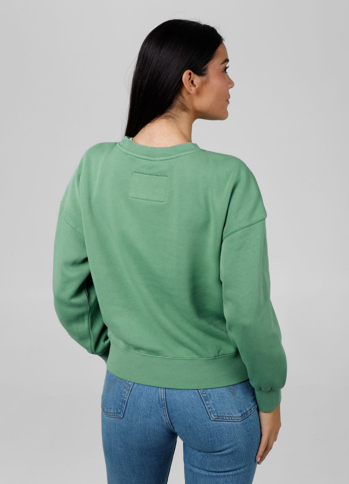 Women&#39;s sweatshirt Washed Manzanita - Green