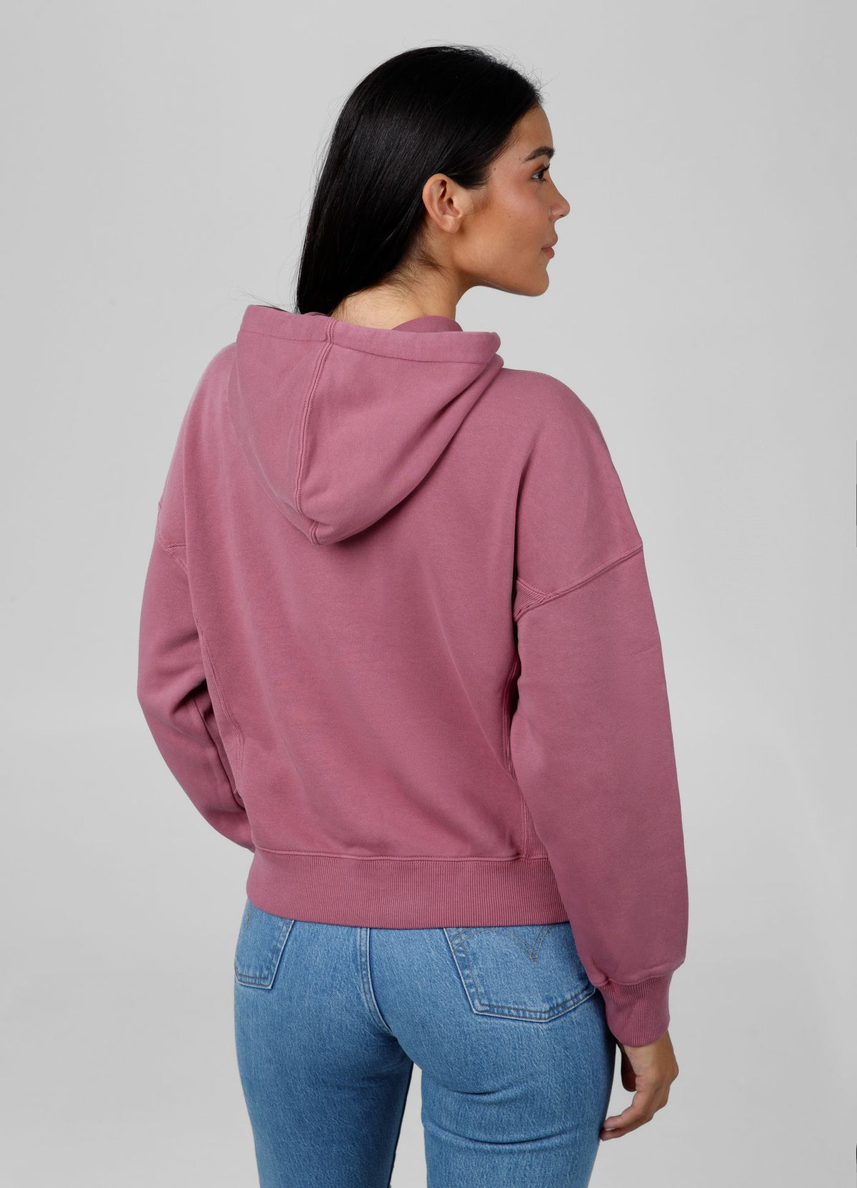 Women&#39;s hoodie Washed Manzanita II - Pink