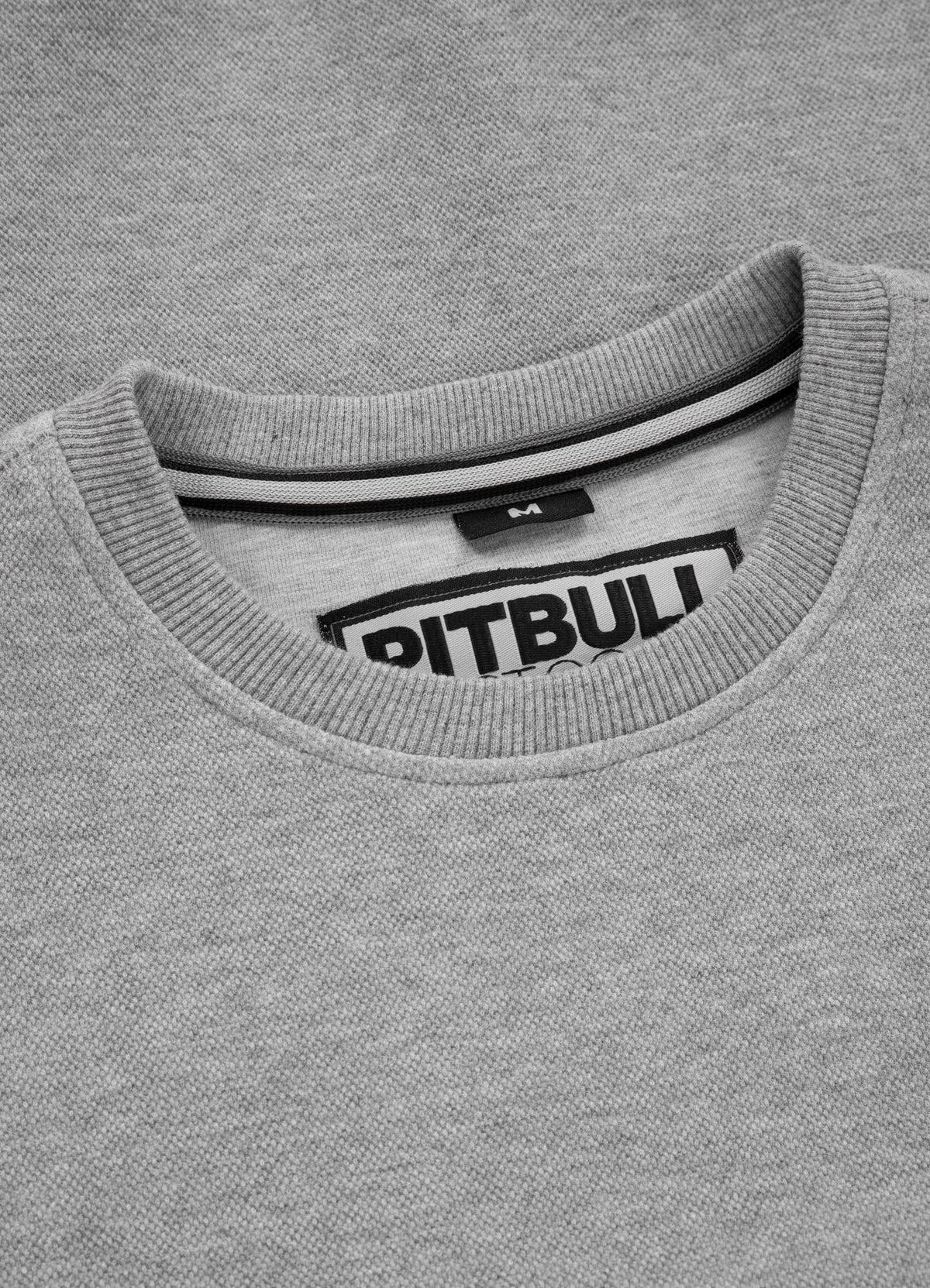 Small Logo Pique Sweatshirt - Gray