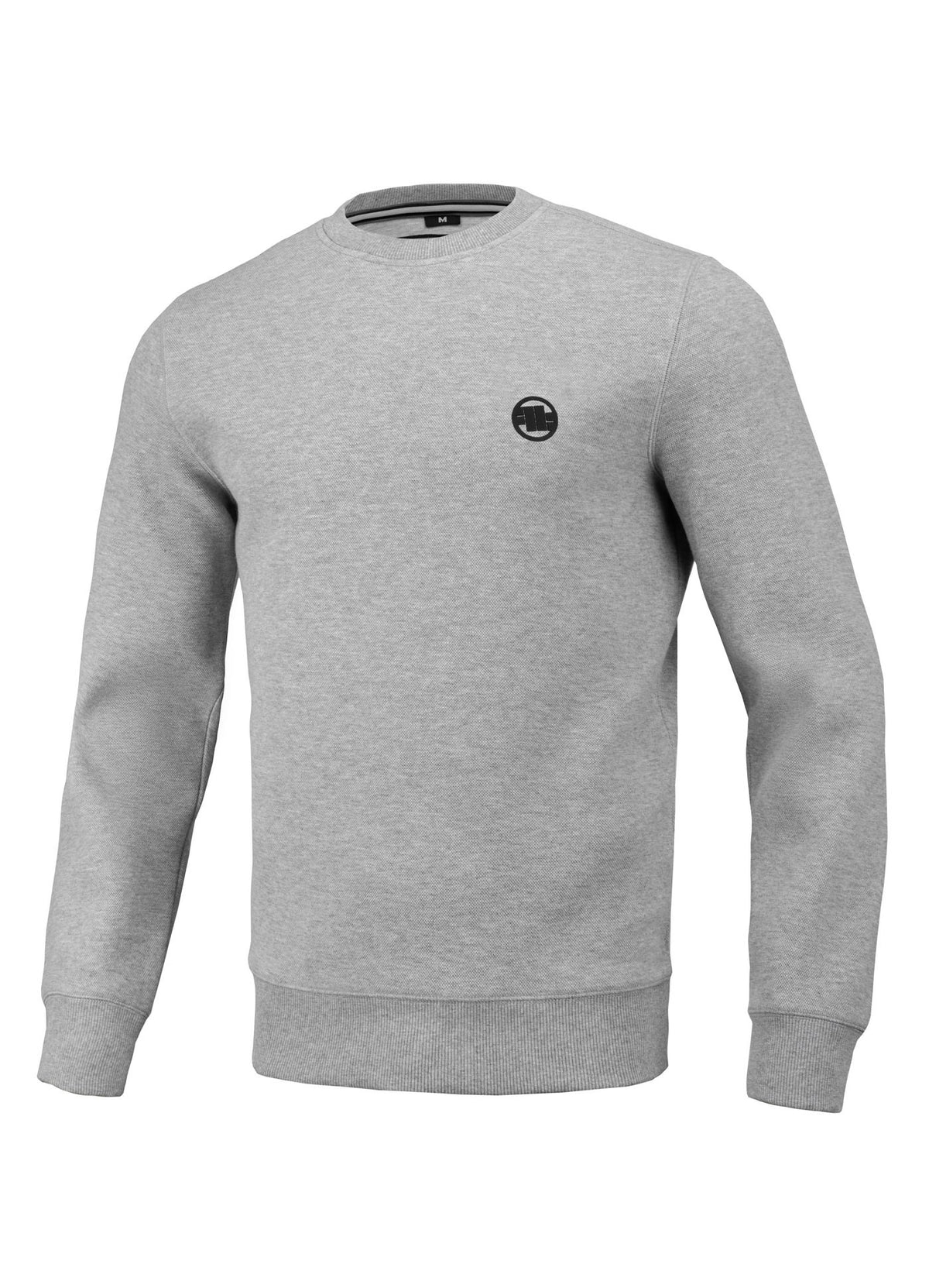 Small Logo Pique Sweatshirt - Gray