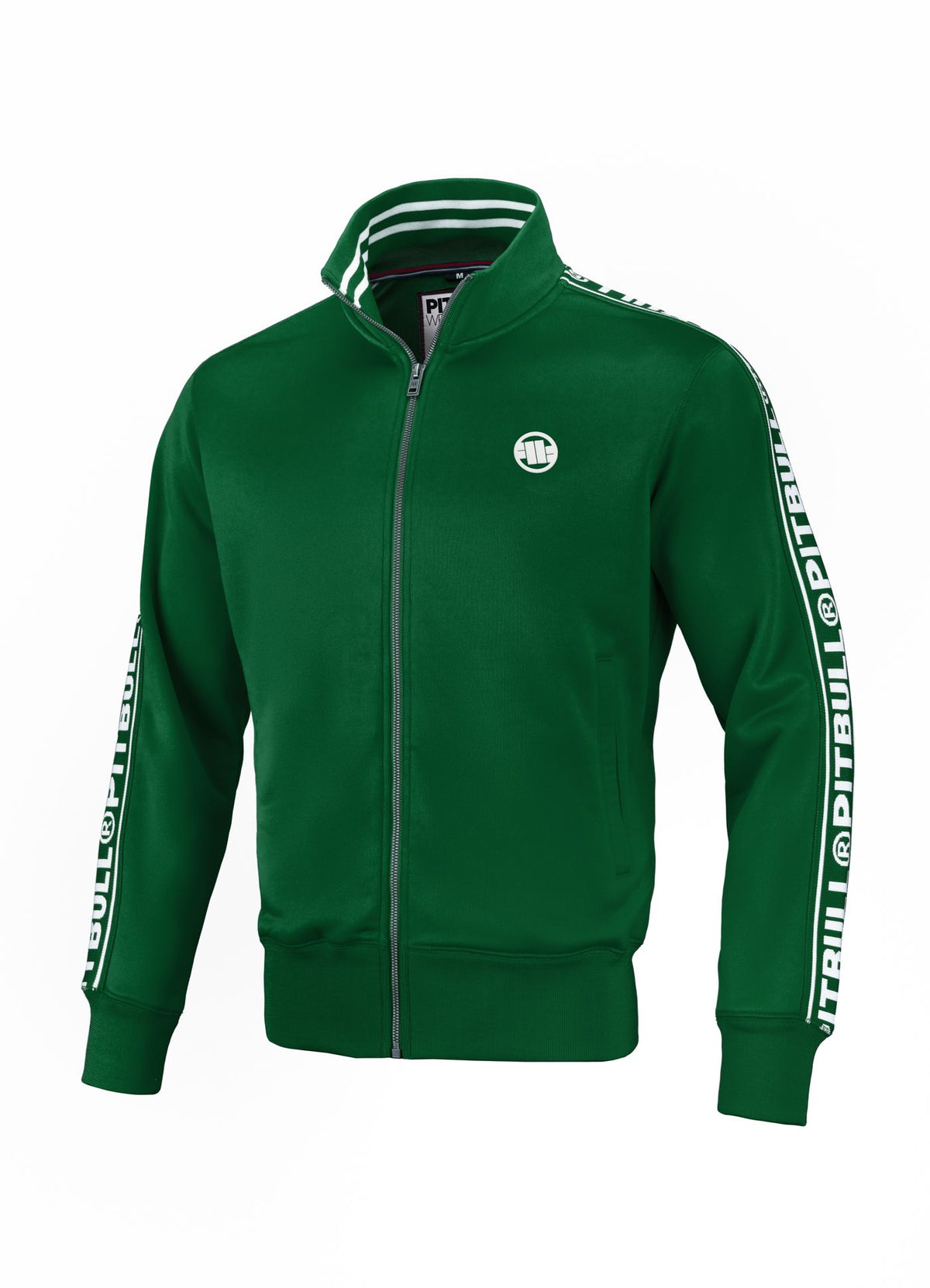 Tape Logo Oldschool Sweatjacket - Green