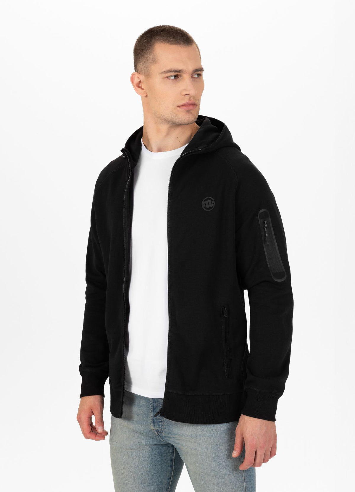 Zip Hoodie Hermes - Black