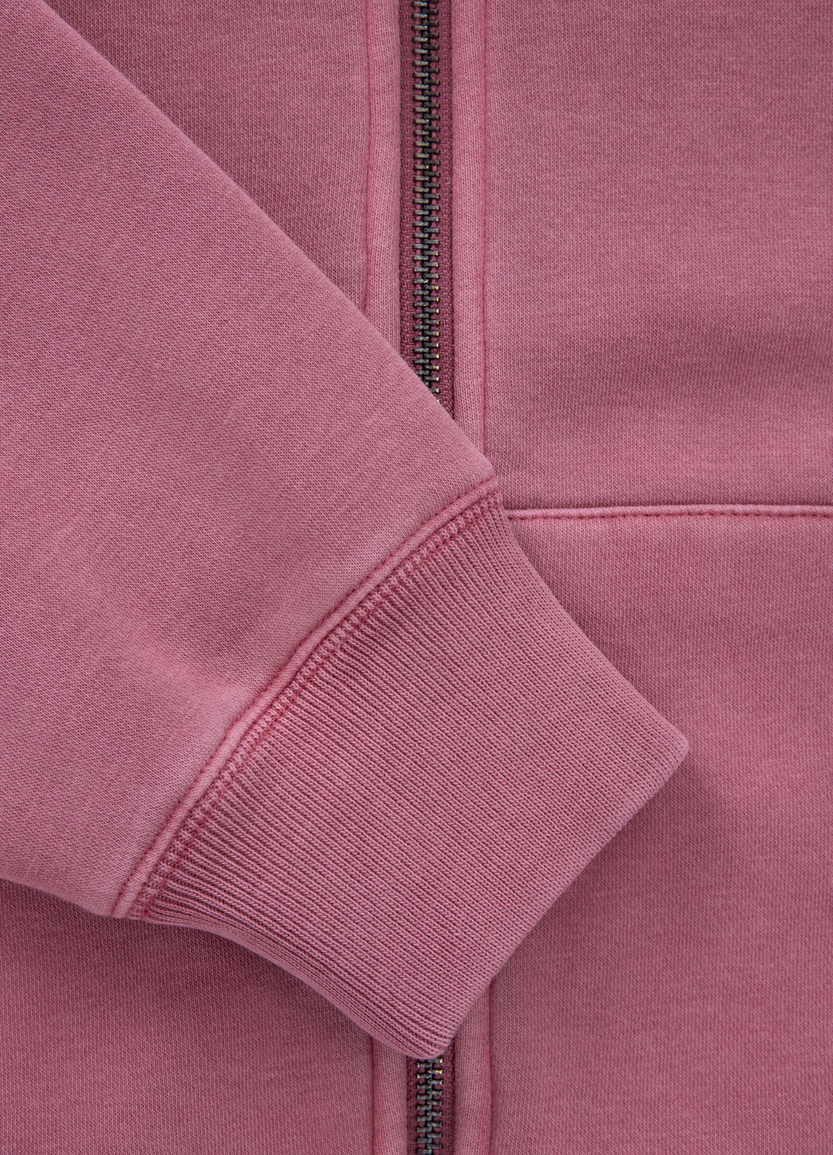 Women&#39;s zip-up hoodie Washed Manzanita II - Pink