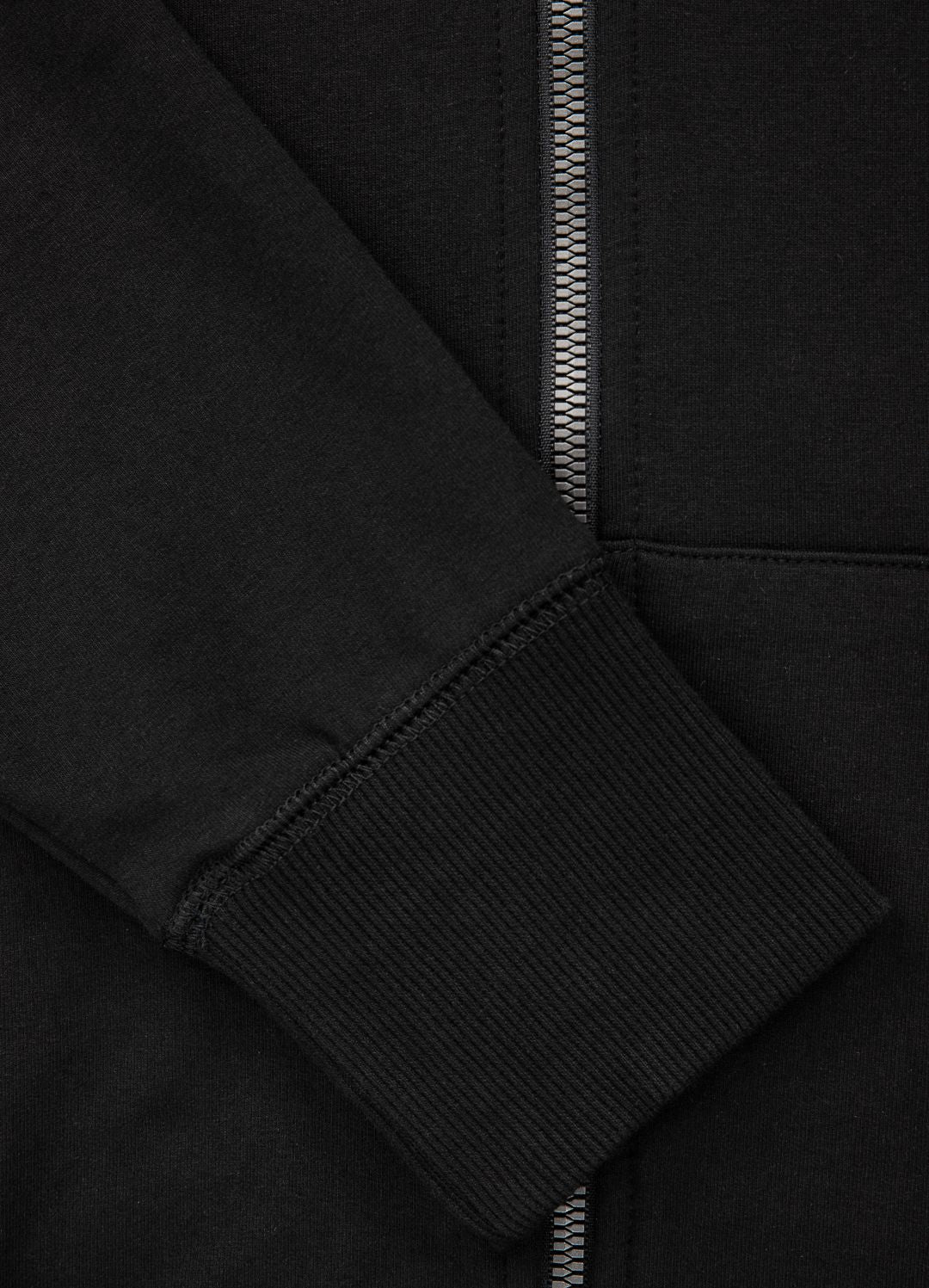 Zip Hoodie French Terry Reno - Black