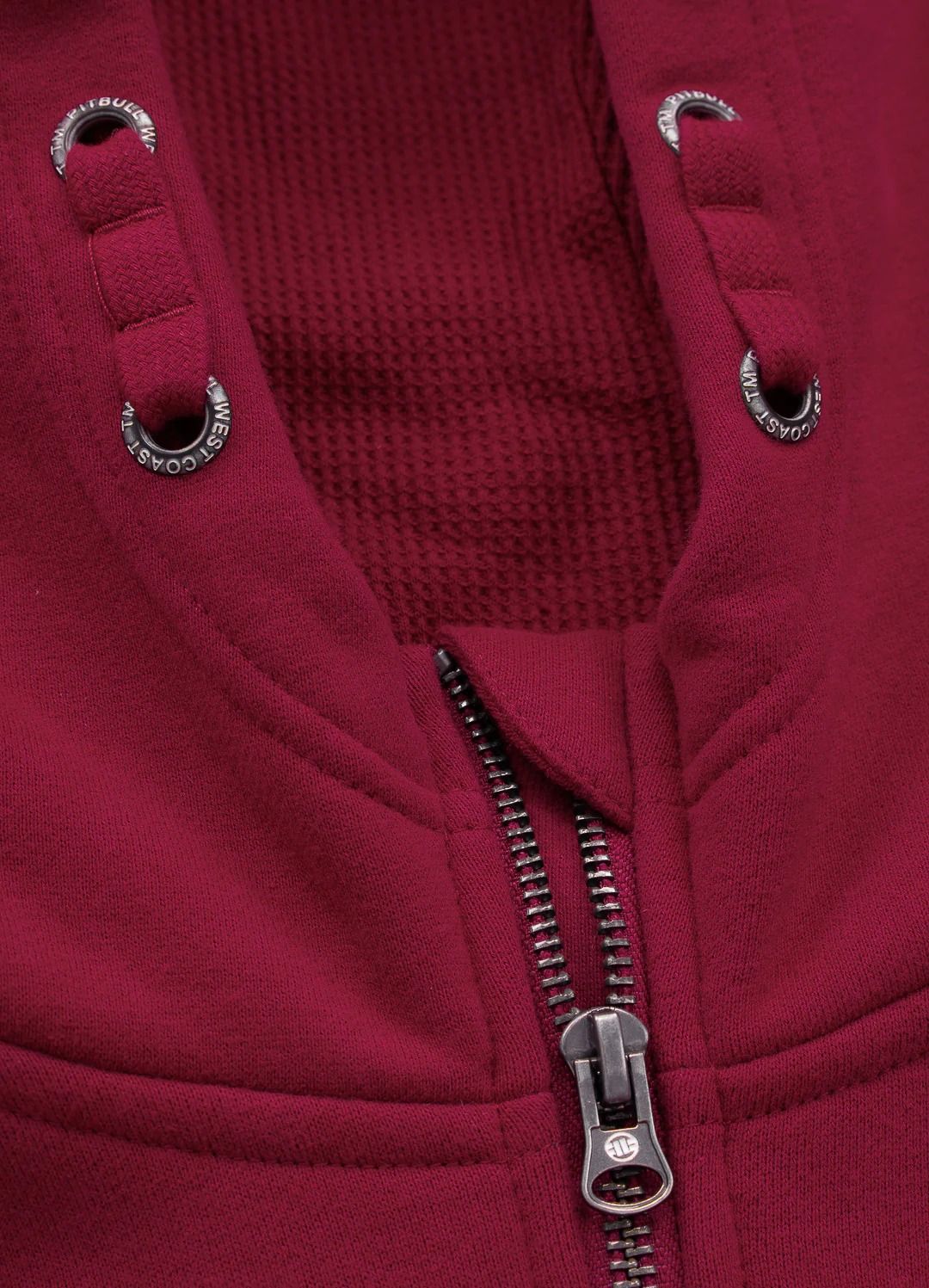 Hilltop Junior Zip-Up Hoodie - Bordeaux