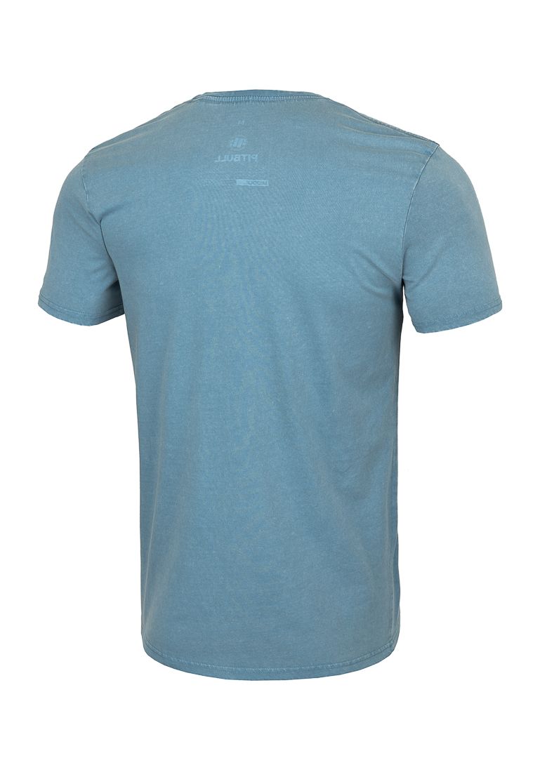 T-Shirt Denim Washed Pocket - Baby Blue