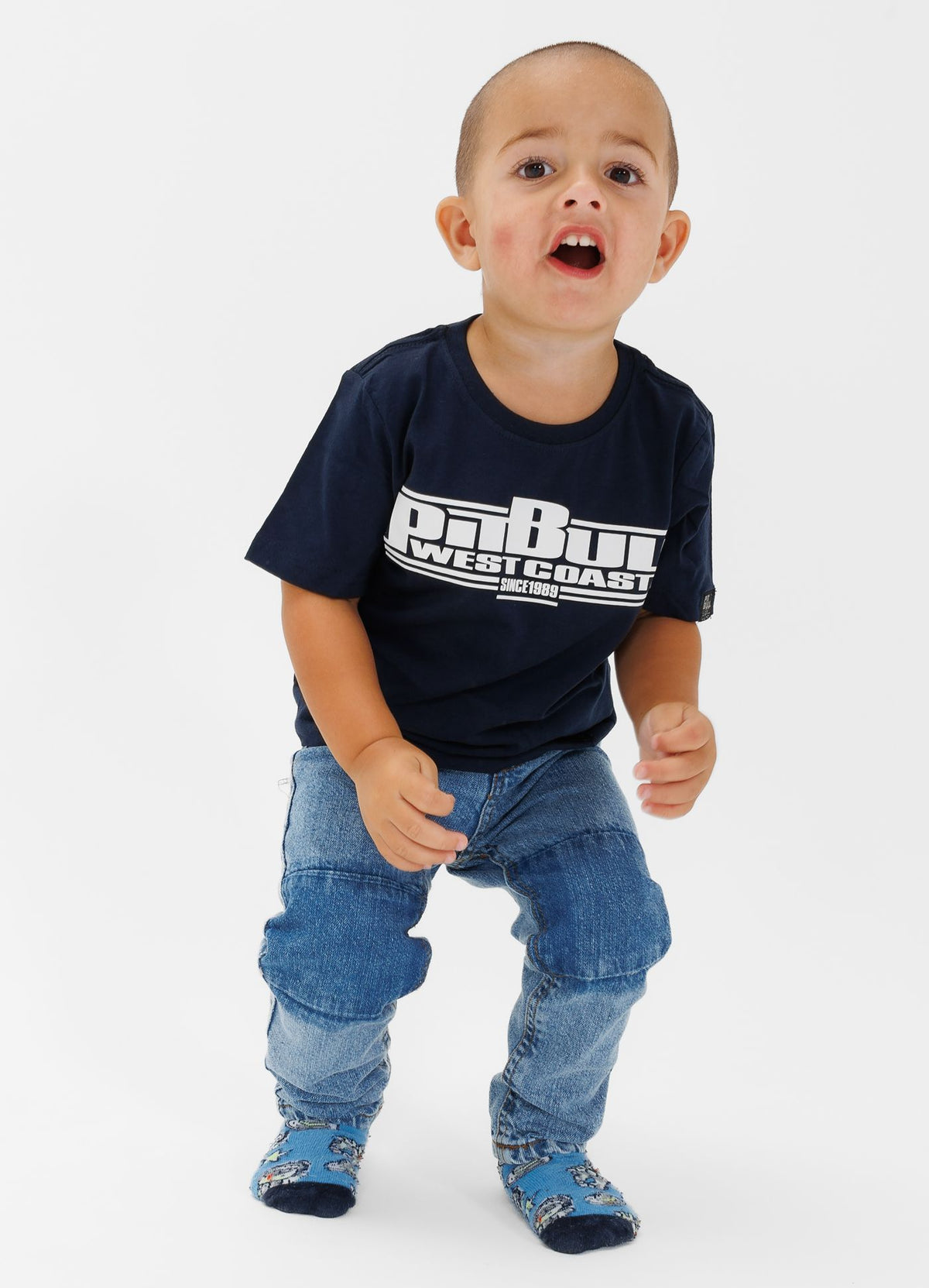 Classic Boxing - Navy Kids T-Shirt