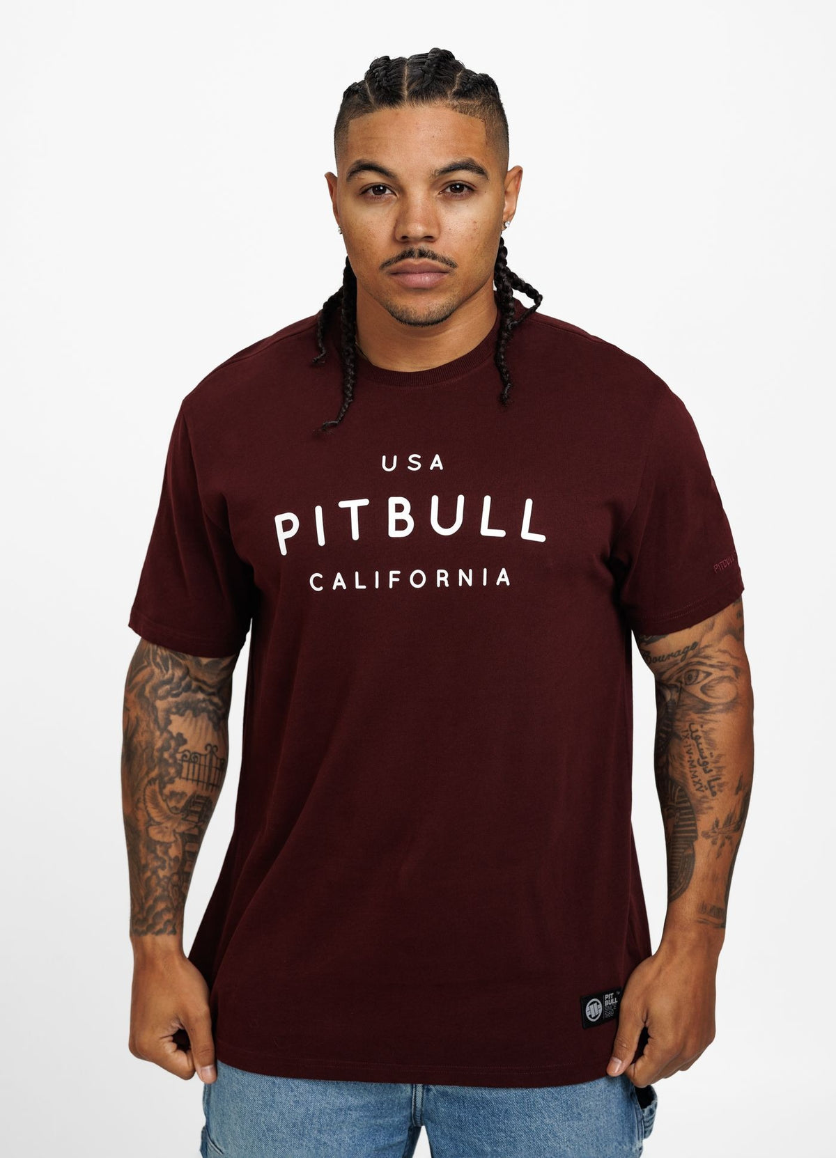 USA CAL - Burgundy T-Shirt