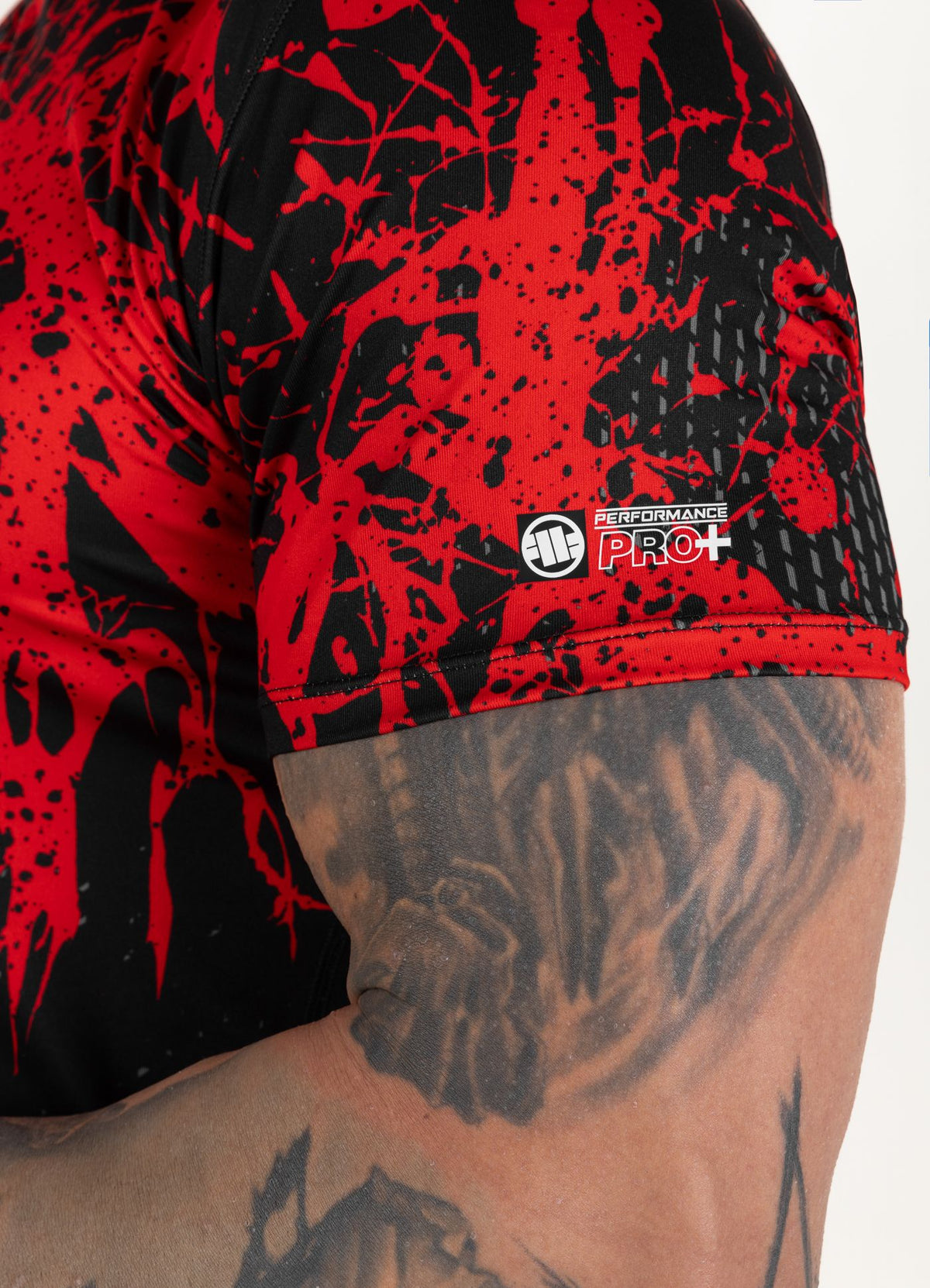 Red Dog II - Black/Red Mesh T-Shirt Performance Pro Plus