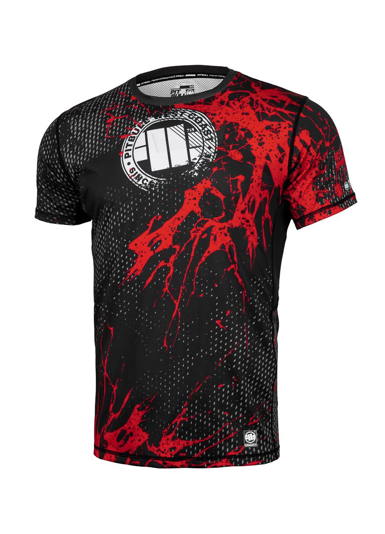 Red Dog II - Black/Red Mesh T-Shirt Performance Pro Plus