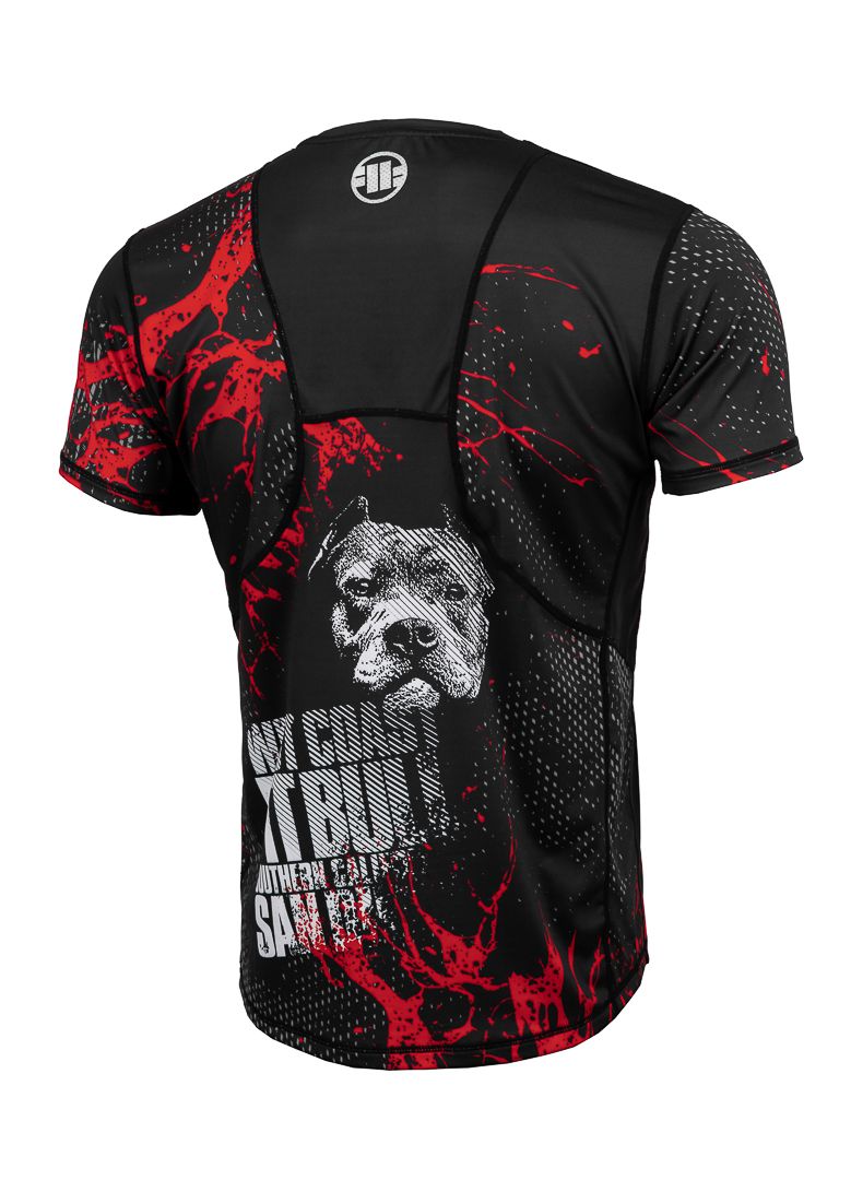 Red Dog II - Black/Red Mesh T-Shirt Performance Pro Plus