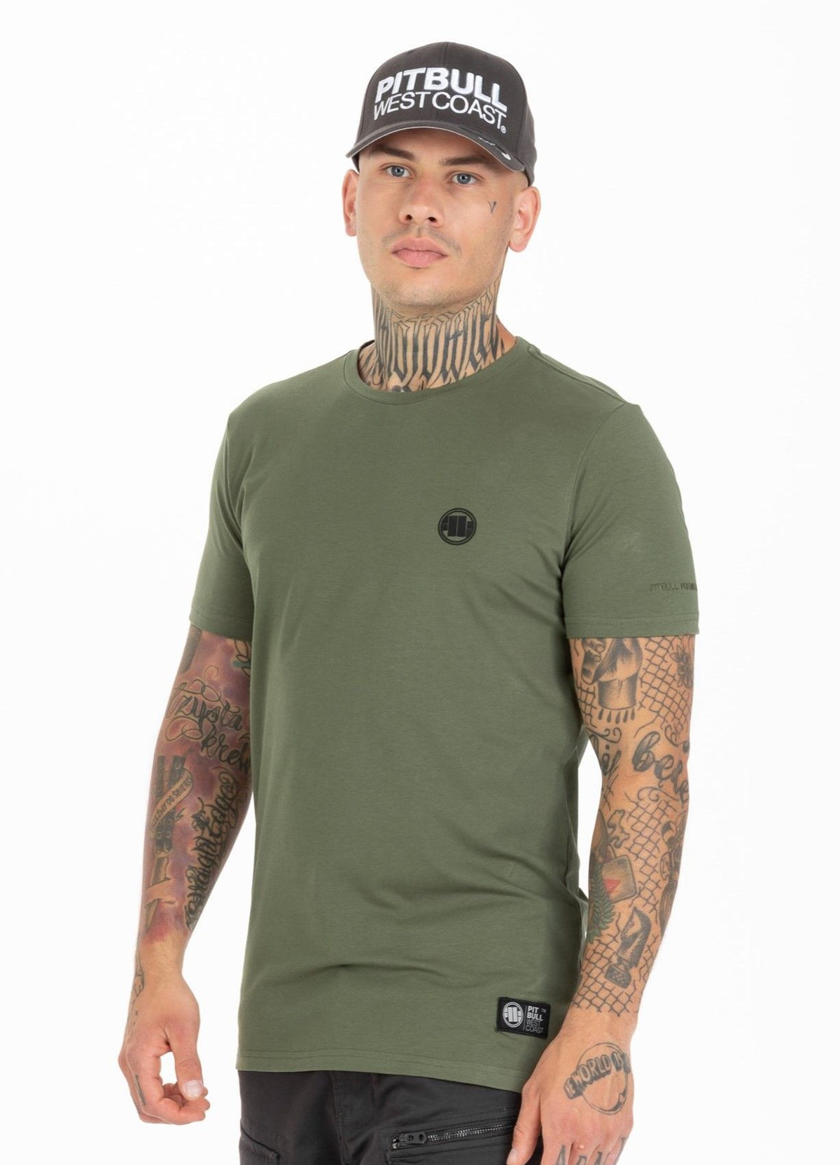 T-Shirt Slim Fit Small Logo - Olive