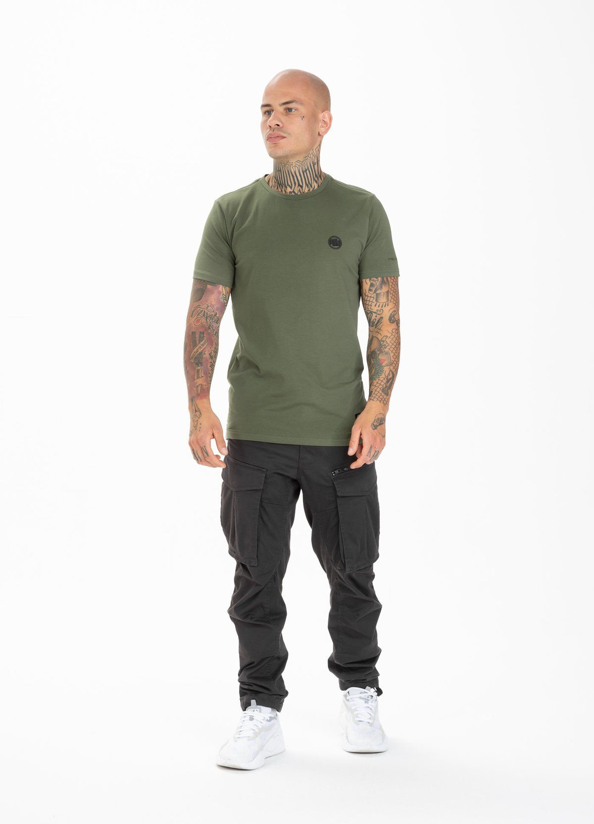 T-Shirt Slim Fit Small Logo - Olive