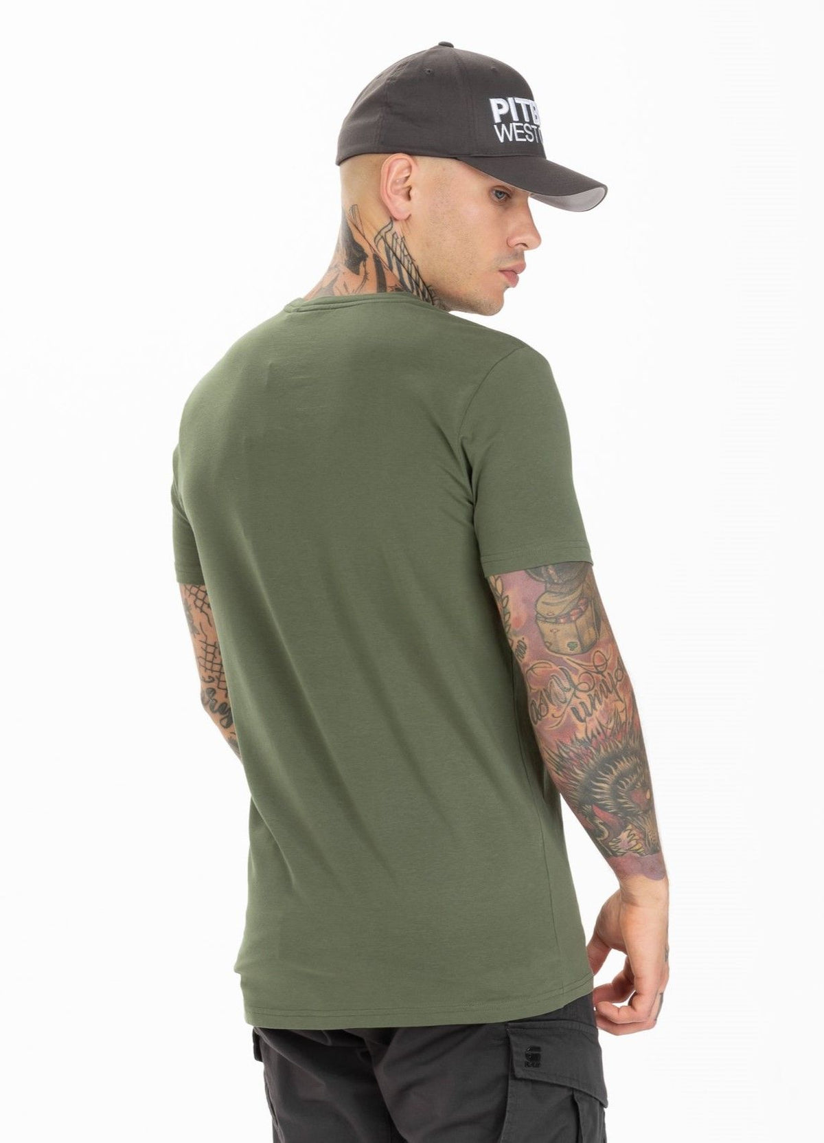 T-Shirt Slim Fit Small Logo - Olive