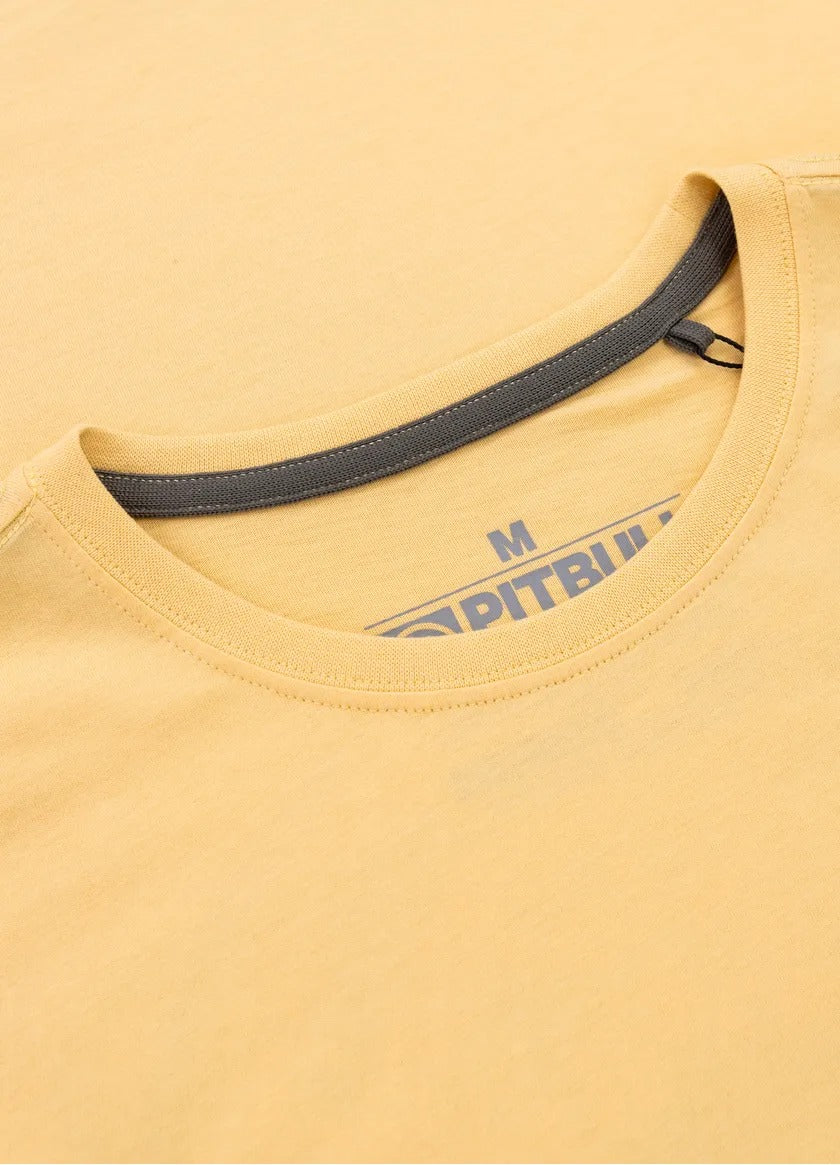 T-Shirt Pitbull So Cal - Pale Yellow