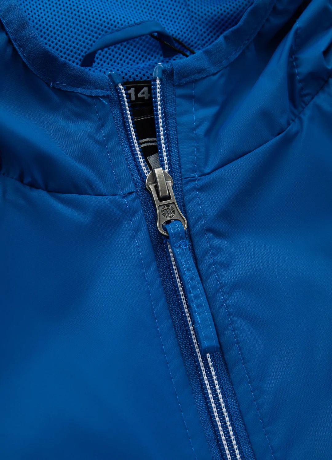 Athletic Sleeve Junior Hooded Jacket - Blue