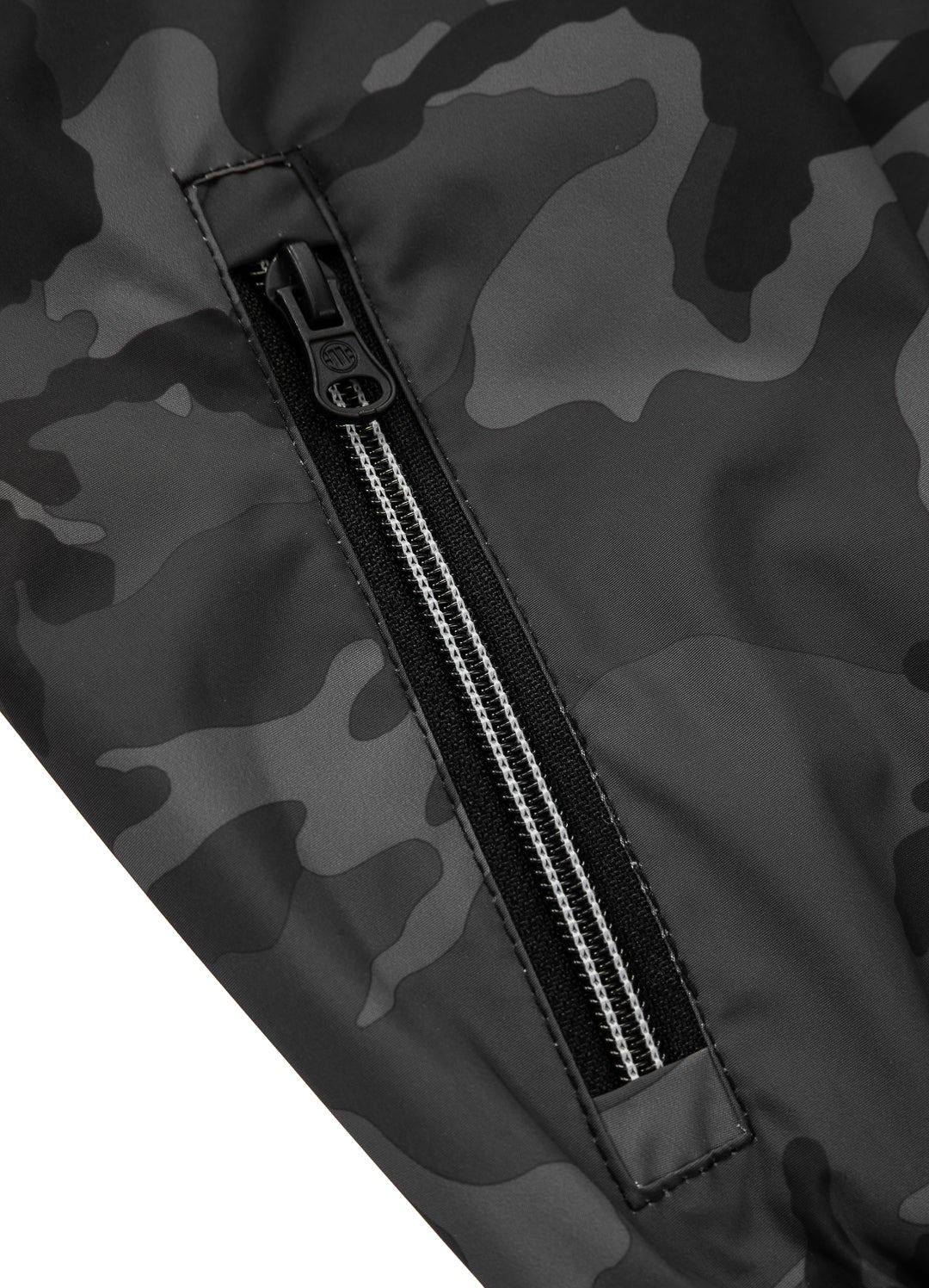 Athletic Sleeve Junior Hooded Jacket - Black Camo