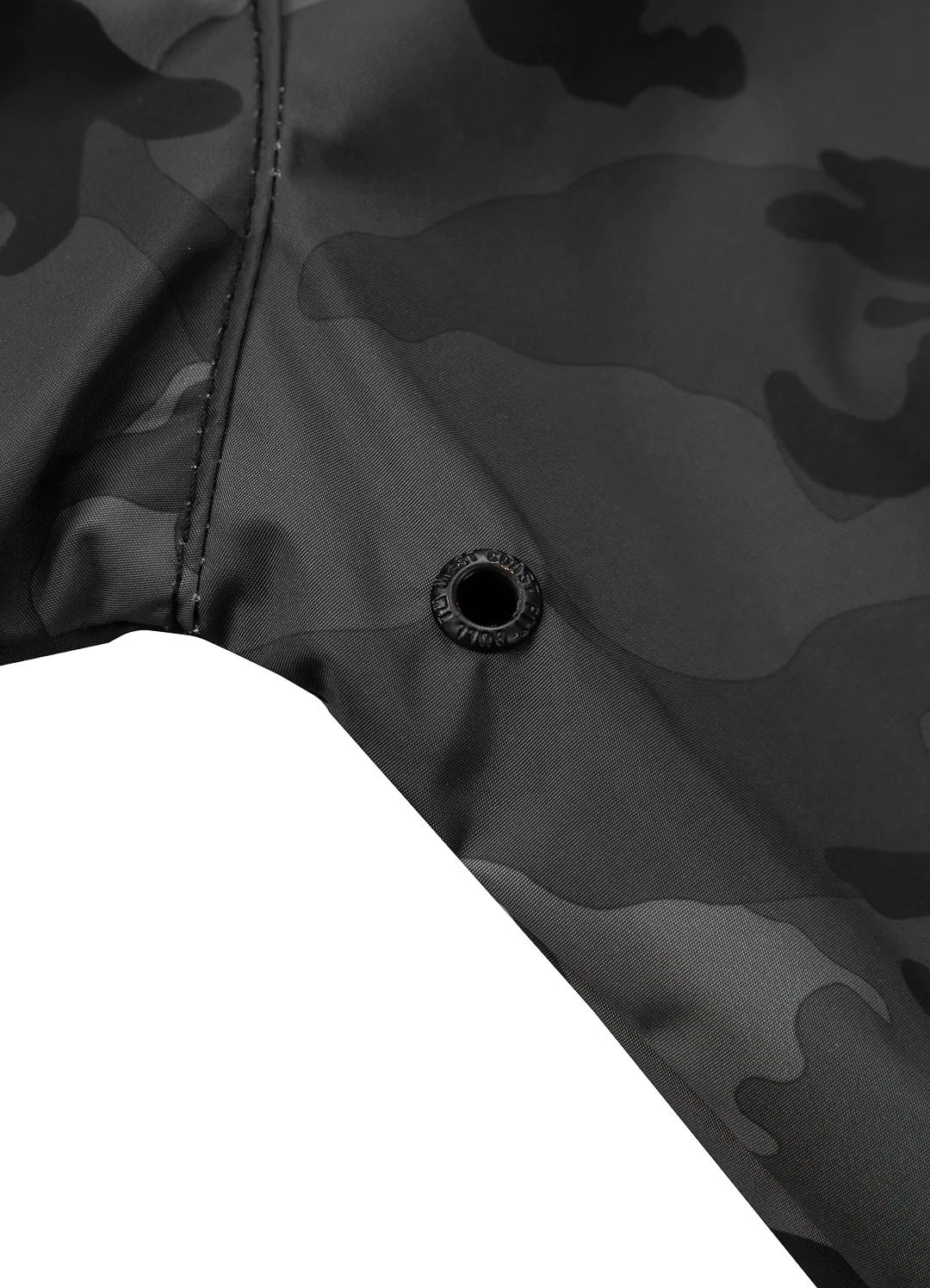 Athletic Sleeve Junior Hooded Jacket - Black Camo