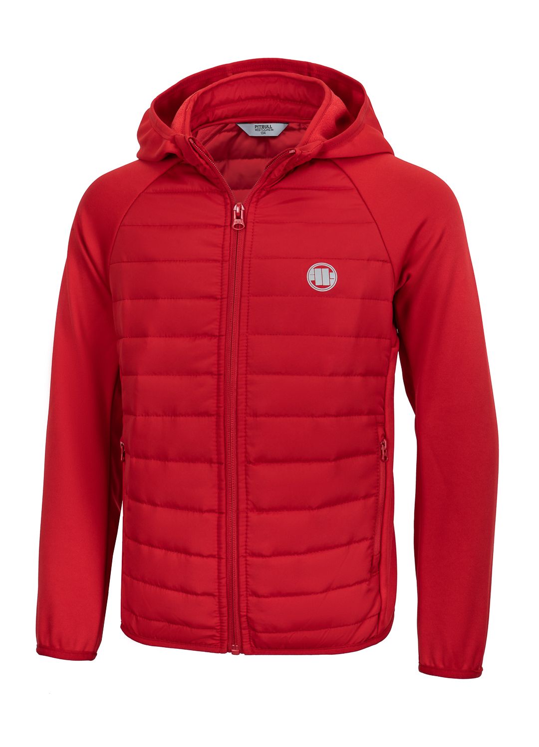 Kids hooded jacket Dillard - Red