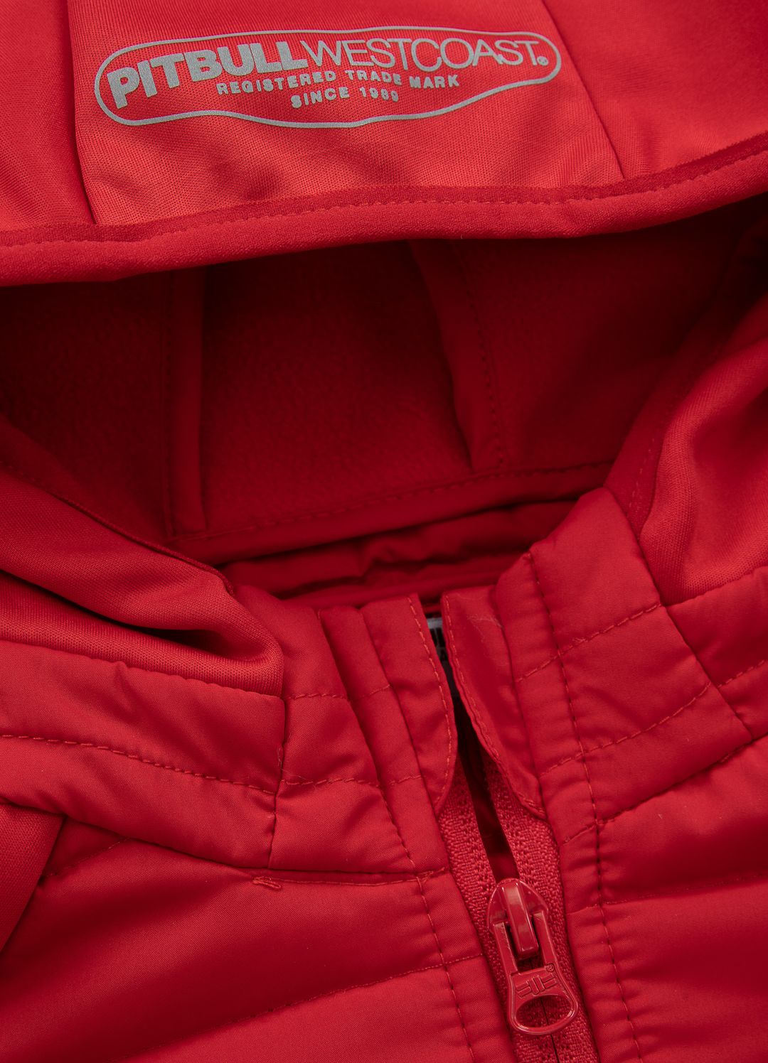 Kids hooded jacket Dillard - Red