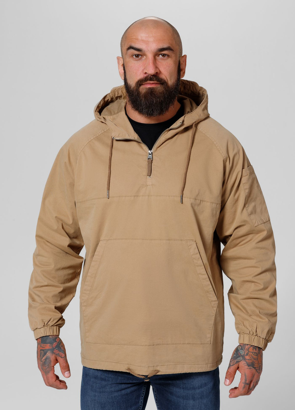 Bassmore Pullover Jacket - Sand