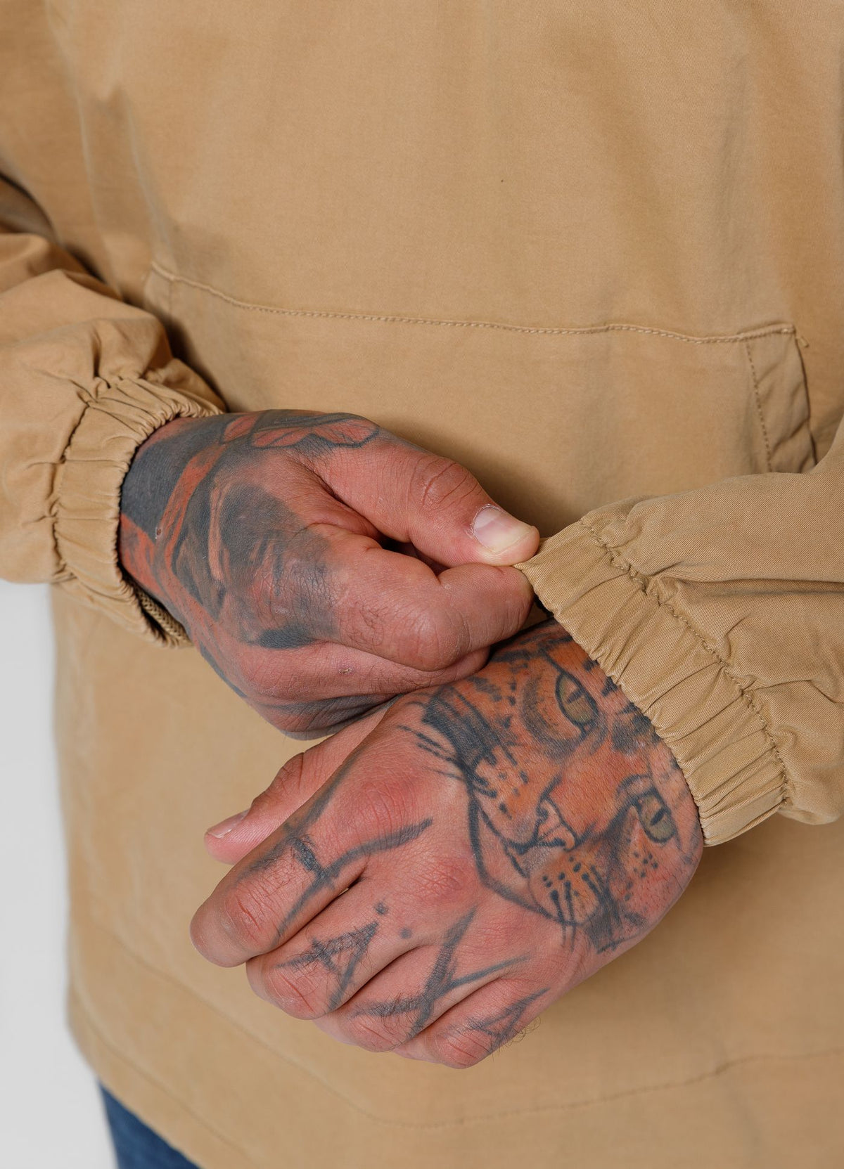 Bassmore Pullover Jacket - Sand