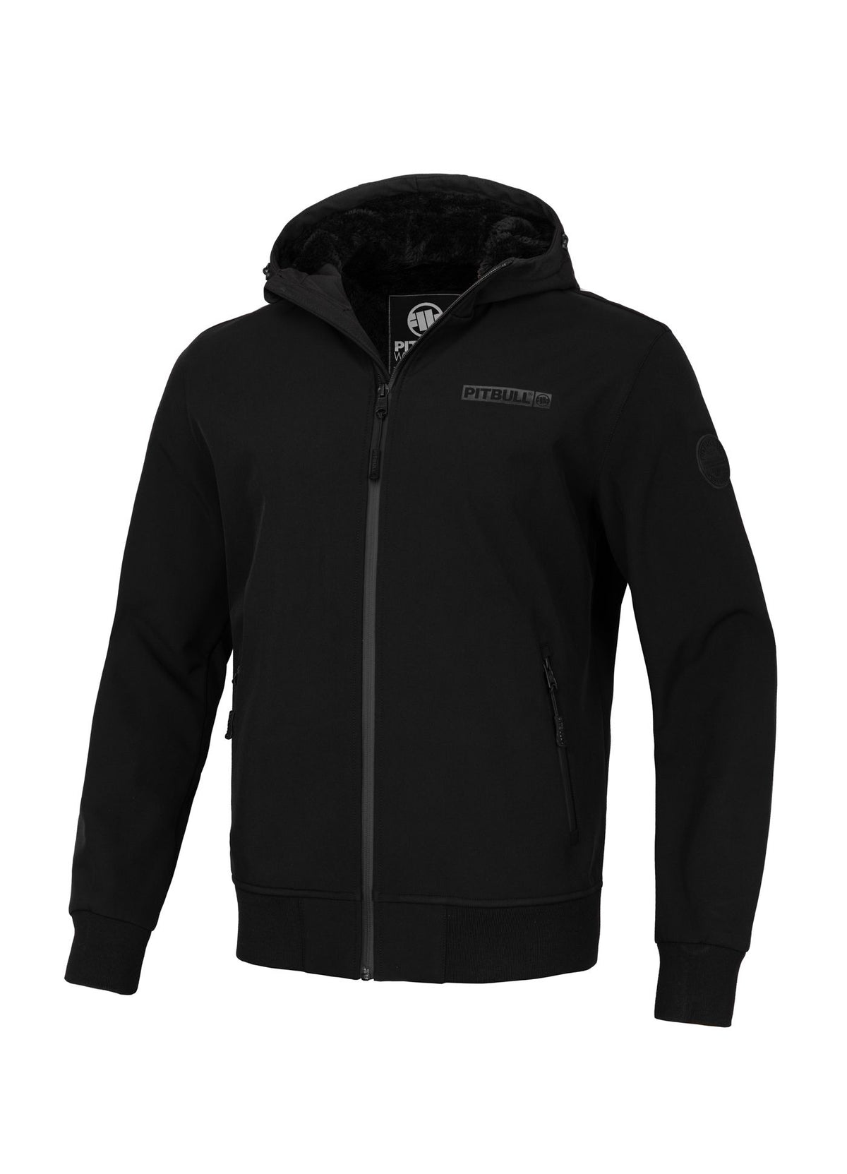 Men&#39;s Winter Hooded Jacket Midway - Black