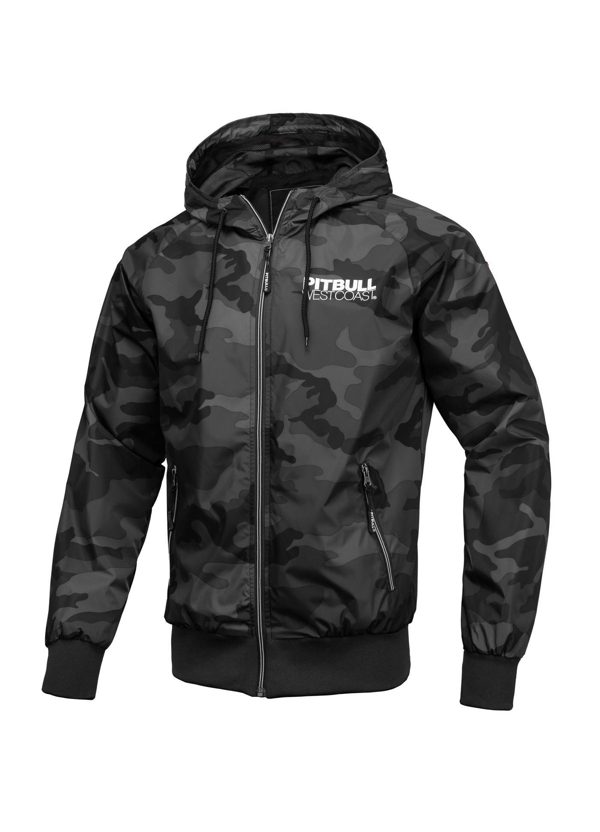 Hooded Jacket Athletic - Gray Camo