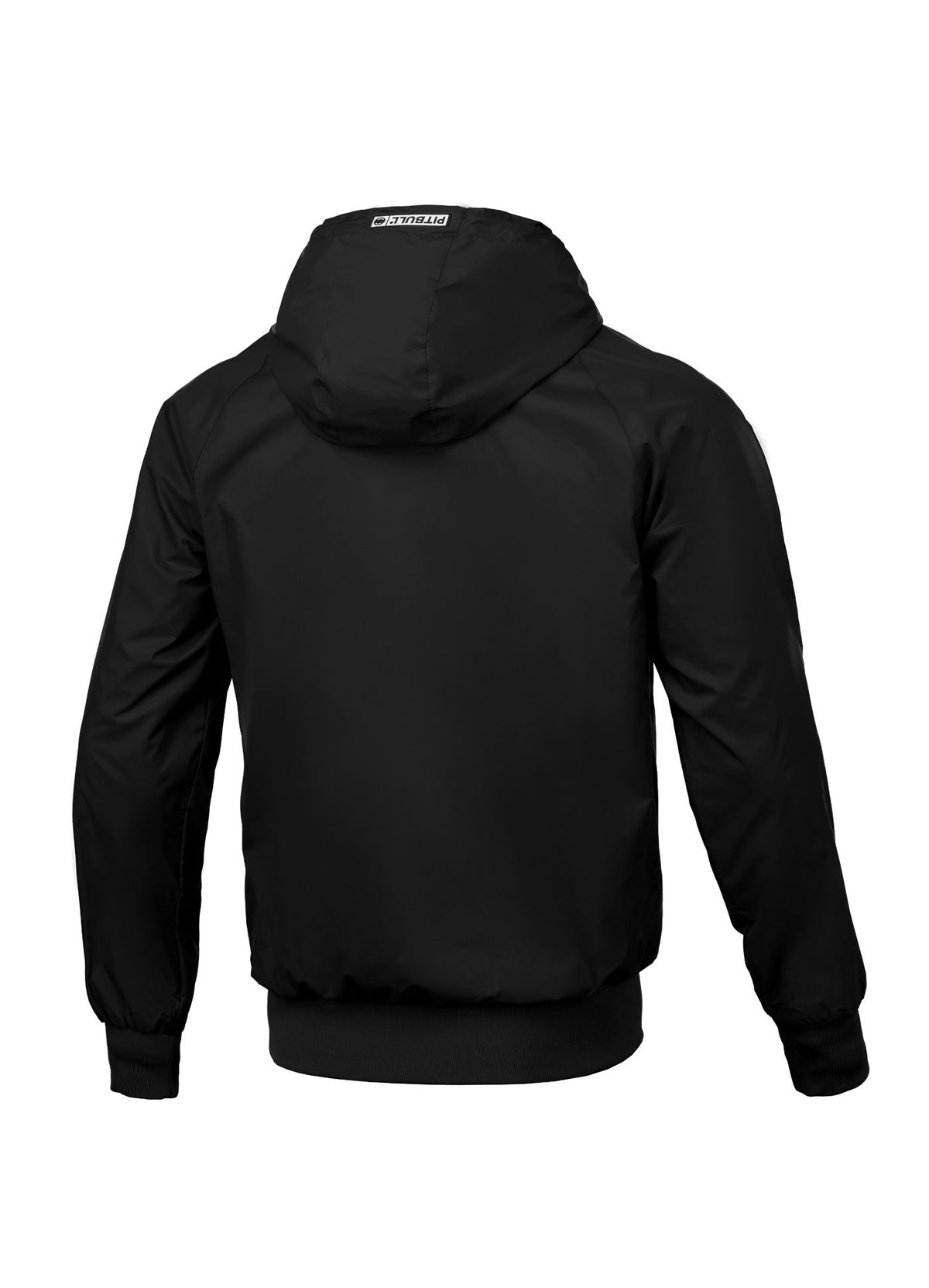 Athletic Logo Hooded Jacket - Black