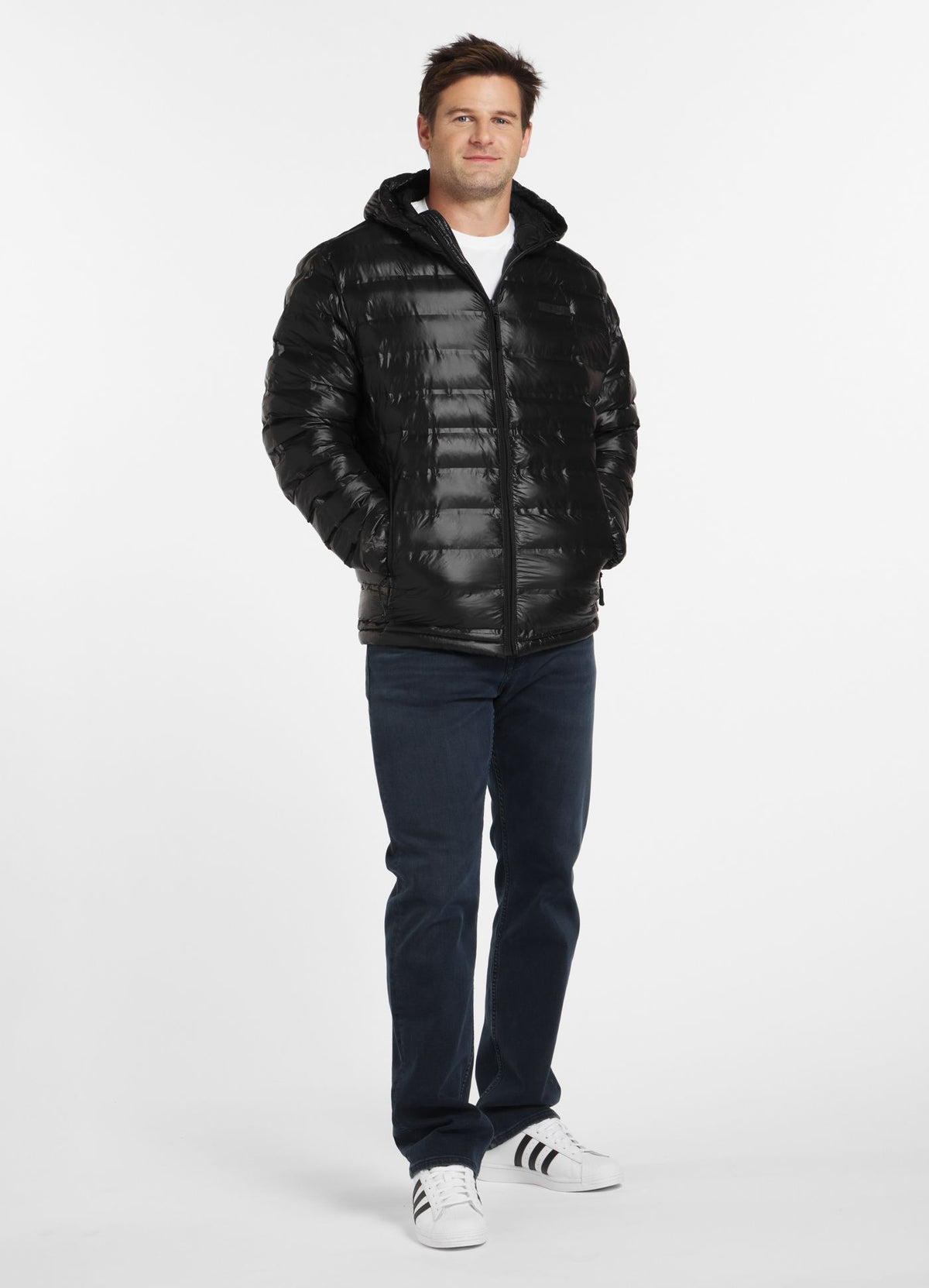 Winter Hooded Jacket Deerfoot - Black