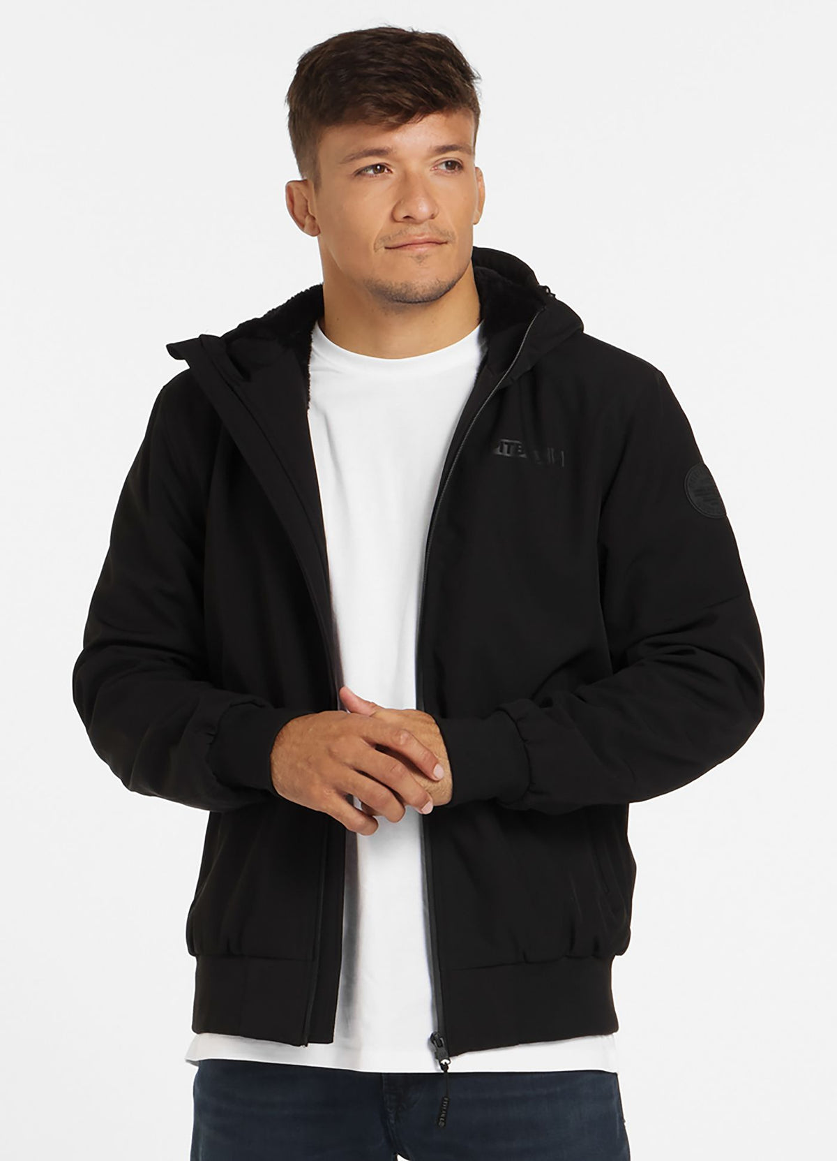 Men&#39;s Winter Hooded Jacket Midway - Black