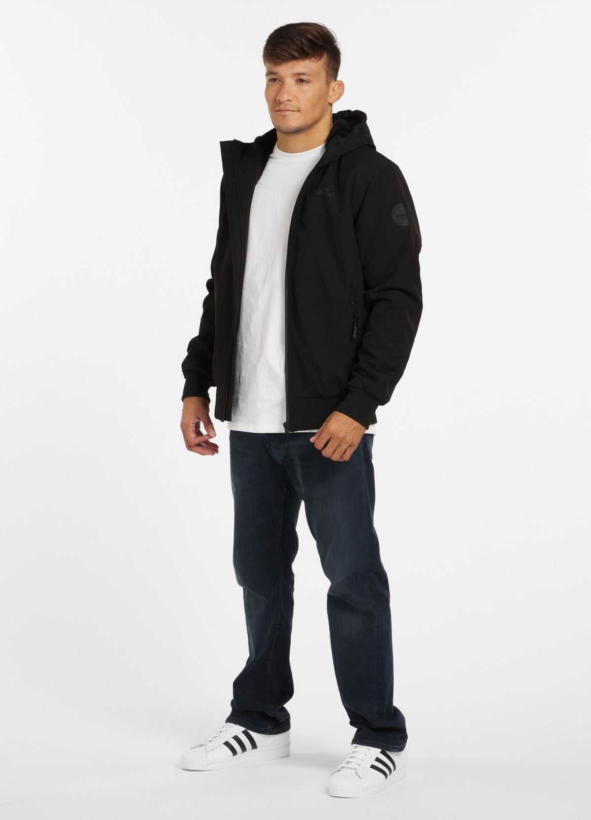 Men&#39;s Winter Hooded Jacket Midway - Black