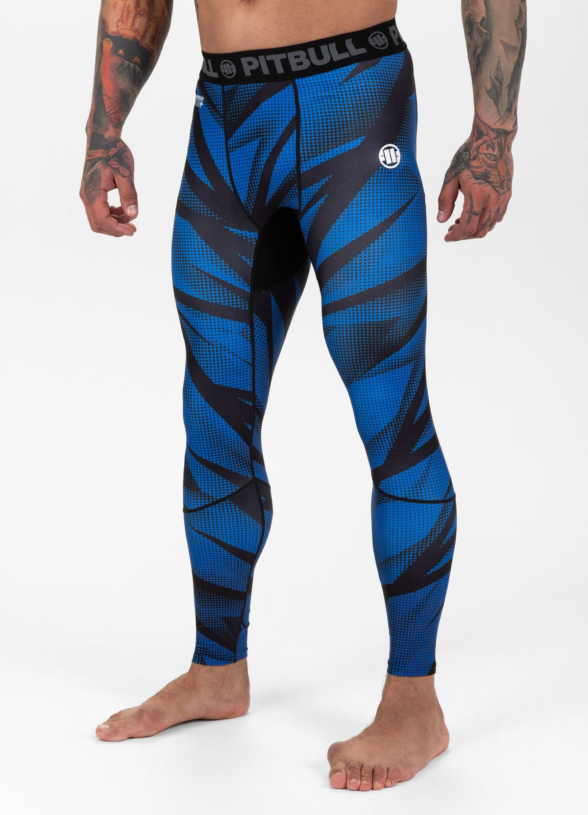 Sports Leggings Dot Camo II - Blue