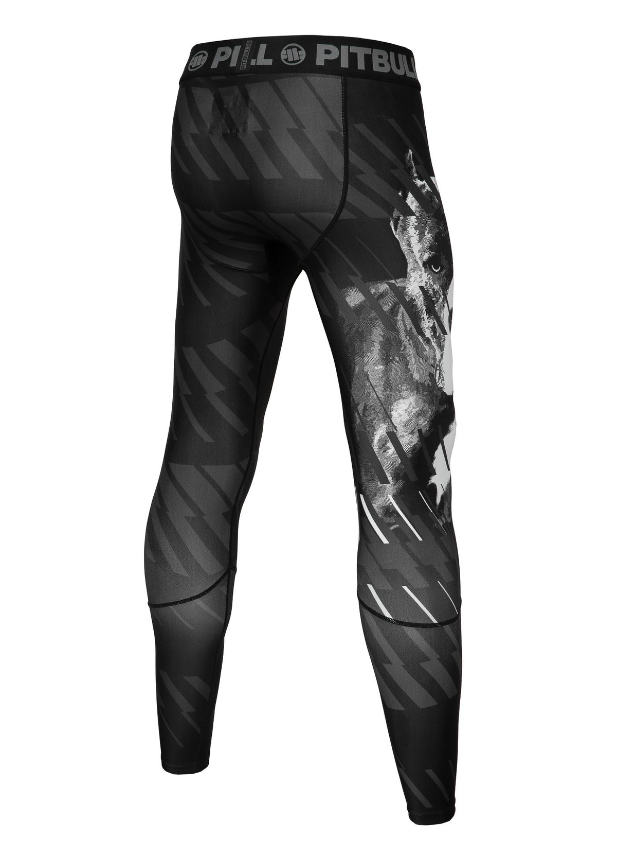 Sports Compression Pants Street Dog - Black