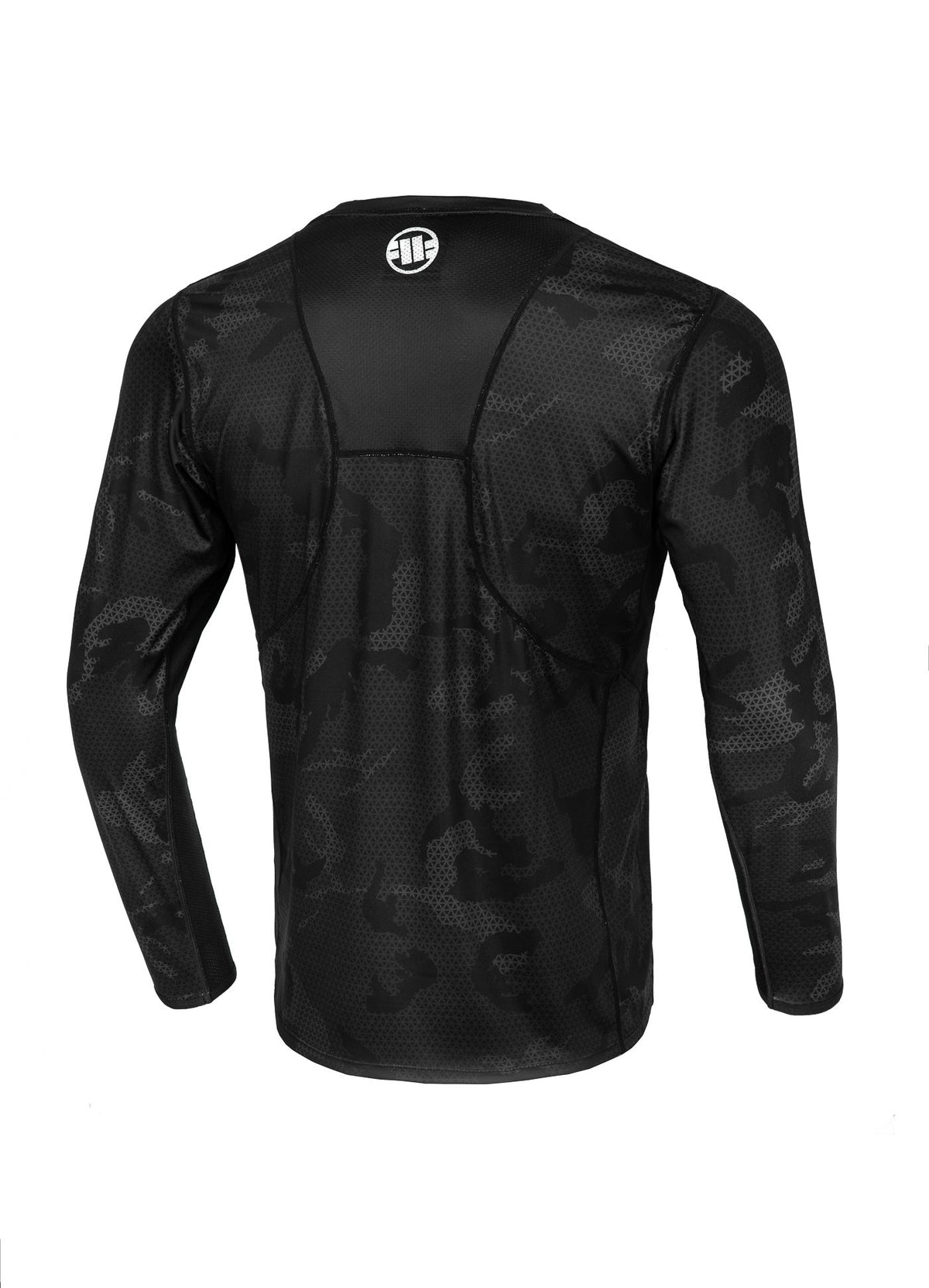 Net Camo II - All Black Camo Mesh Longsleeve Performance Pro Plus